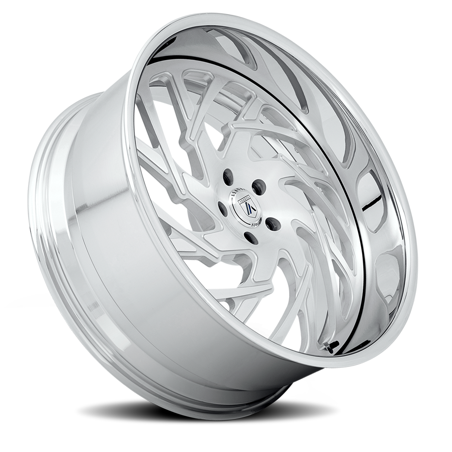 Asanti Forged AF864 24x10" 5x120.65mm 73.1mm CB -20mm Brushed Silver