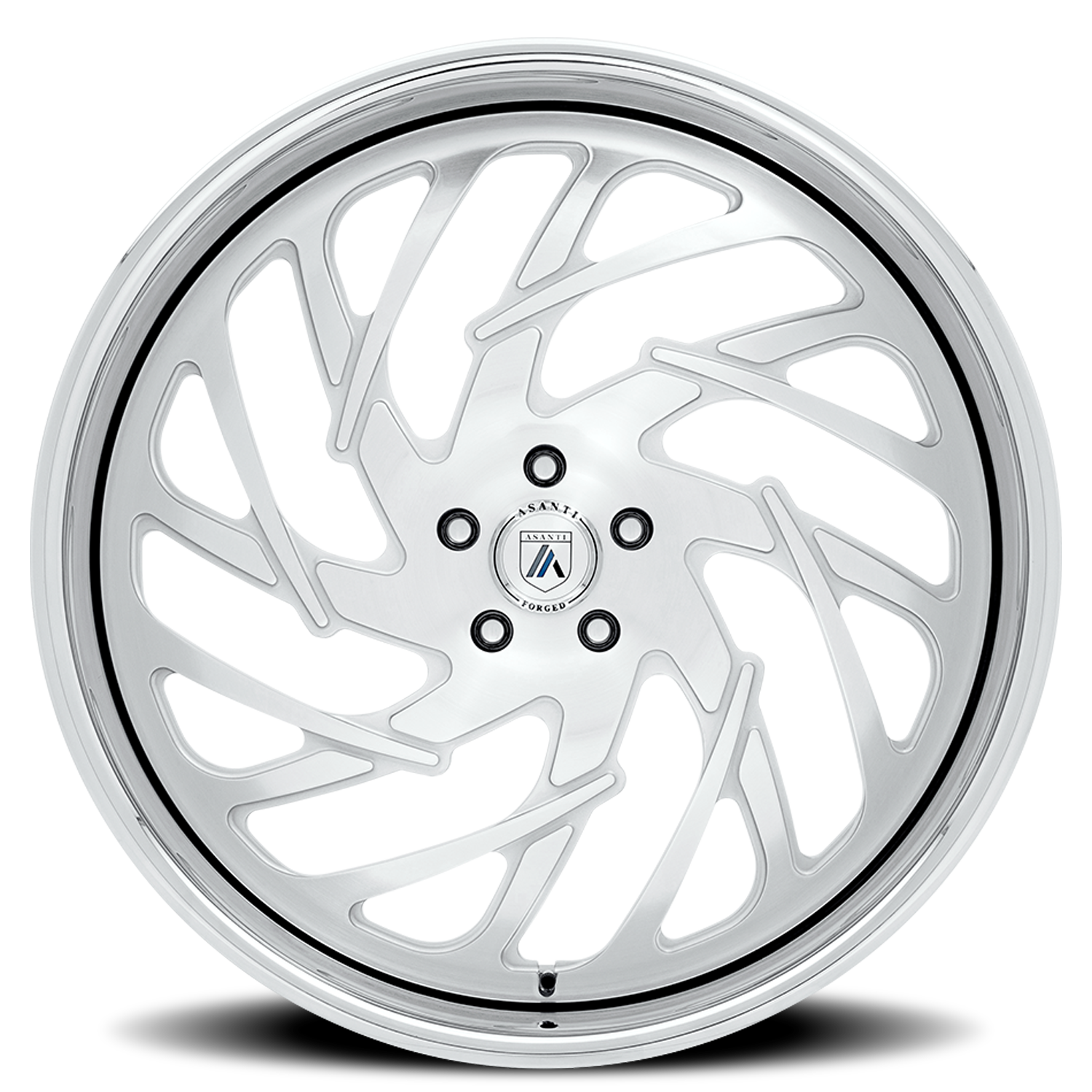Asanti Forged AF864 24x10" 5x120.65mm 73.1mm CB -20mm Brushed Silver