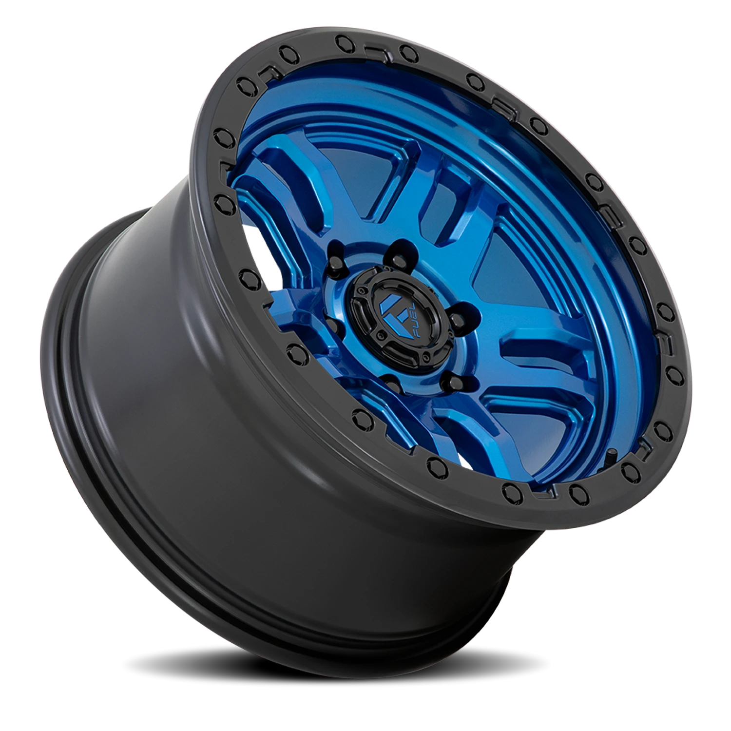 Fuel AMMO 17x9" 5x127mm 71.5mm CB -12mm Blue Black Lip