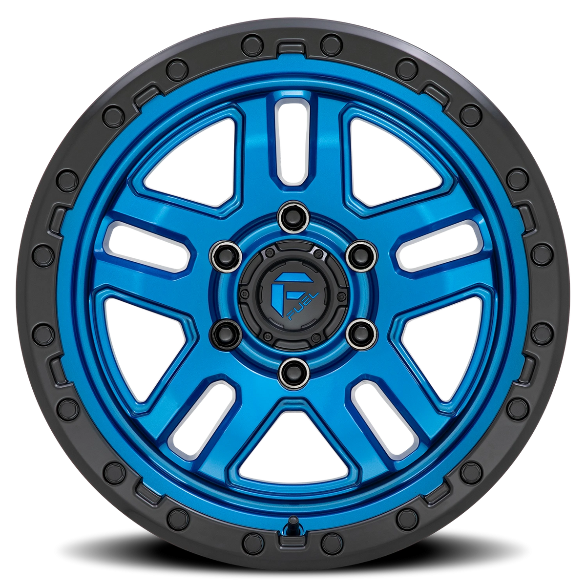 Fuel AMMO 20x10 -18 5x127mm 71.5mm Blue Black Lip