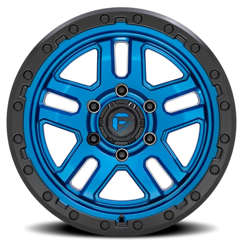 Fuel AMMO 17x9 -12 6x135mm 87.1mm Blue Black Lip