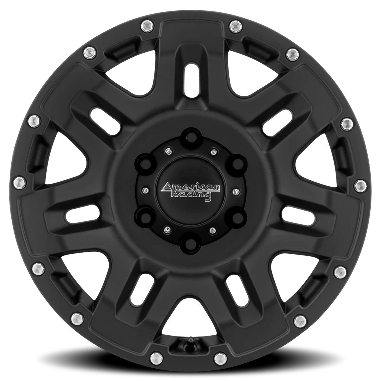 American Racing Yukon 20x9" 6x139.7mm 106.1mm CB 0mm Cast Iron Black