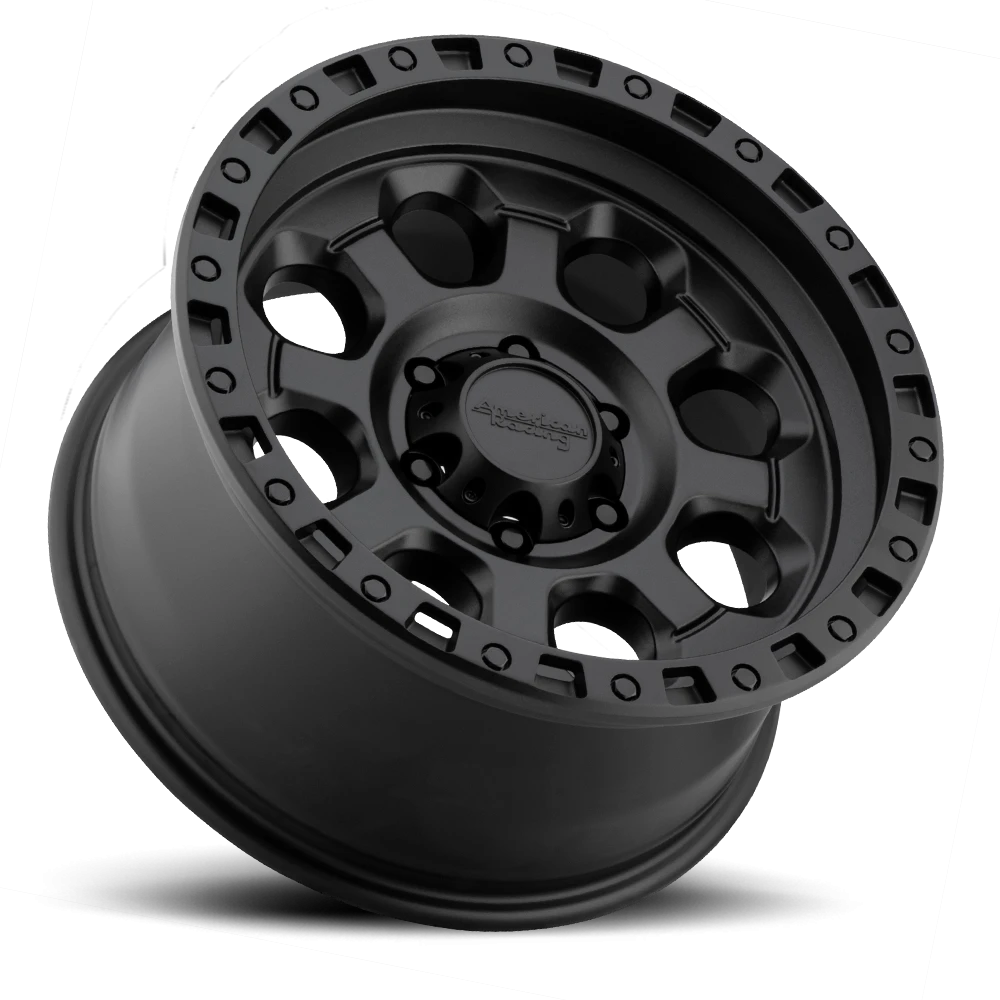 American Racing AR201 18x9" 5x114.3mm 83.06mm CB 0mm Cast Iron Black
