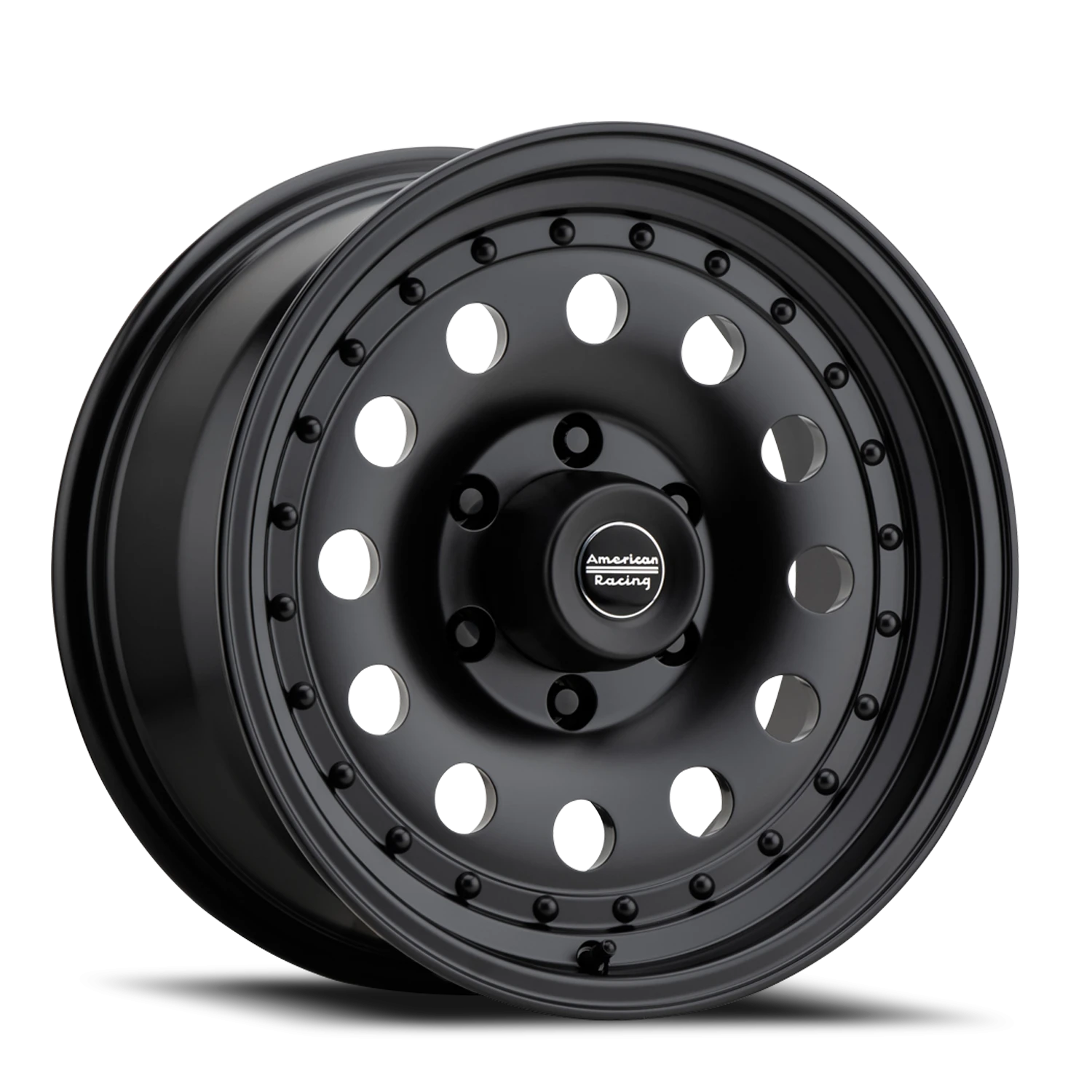 American Racing Outlaw II 14x7" 4x114.3mm 75.5mm CB 0mm Satin Black