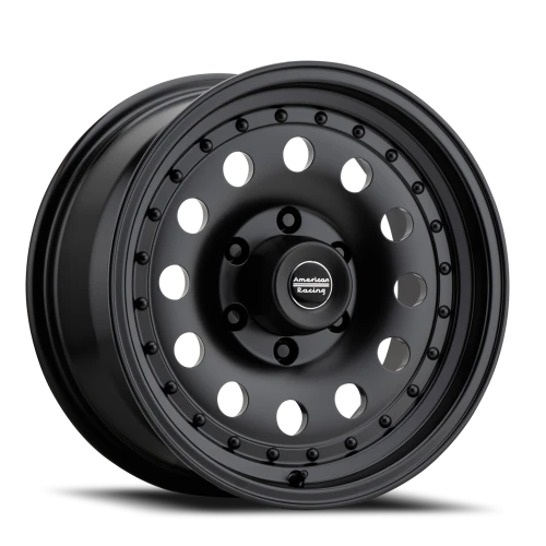 American Racing Outlaw II 15x8" 5x114.3mm 83.06mm CB -19mm Satin Black