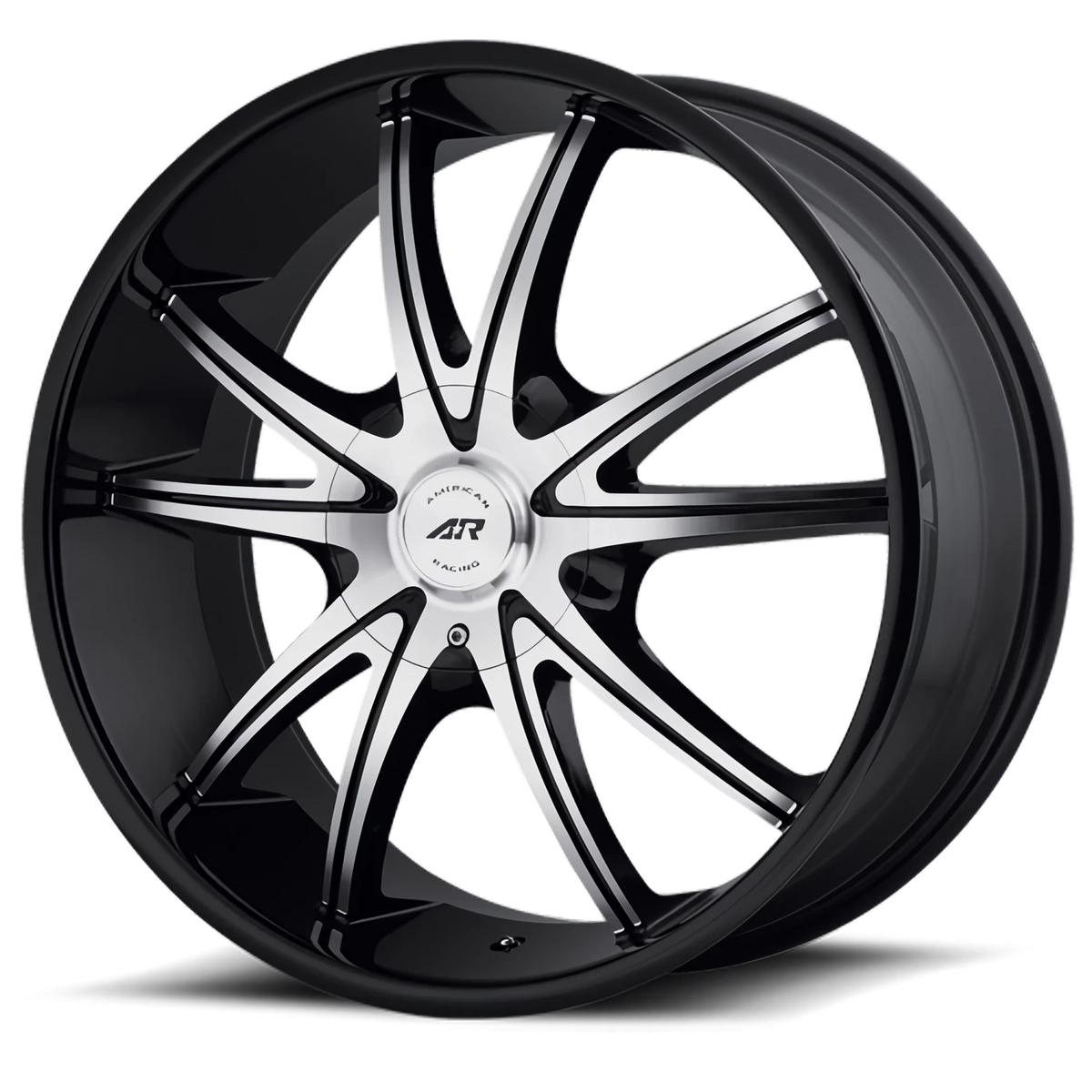 American Racing AR897 20x8.5 +38 6x120mm 72.6mm Gloss Black Machined