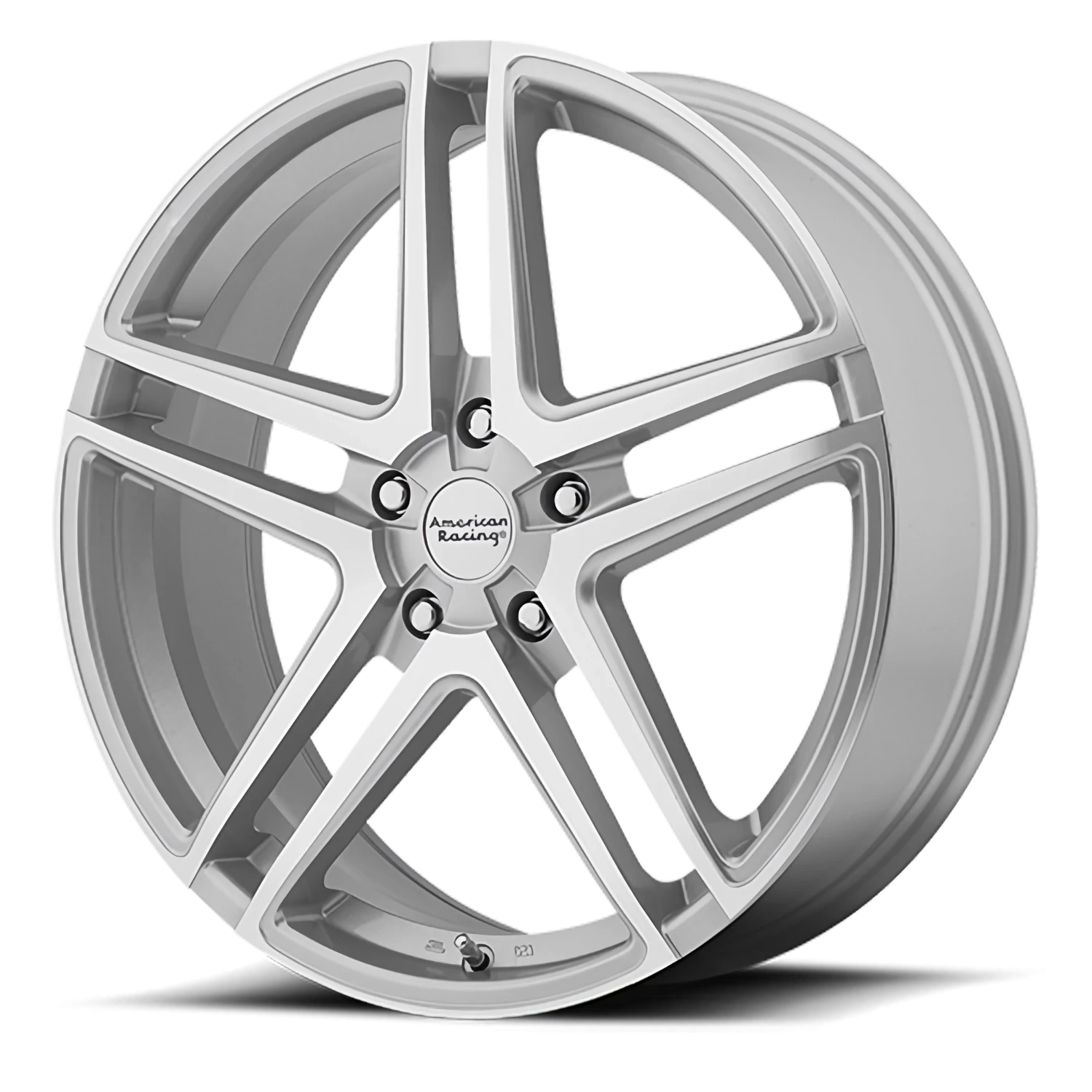 American Racing AR907 17x7.5" 5x114.3mm 72.6mm CB +42mm Silver Machined