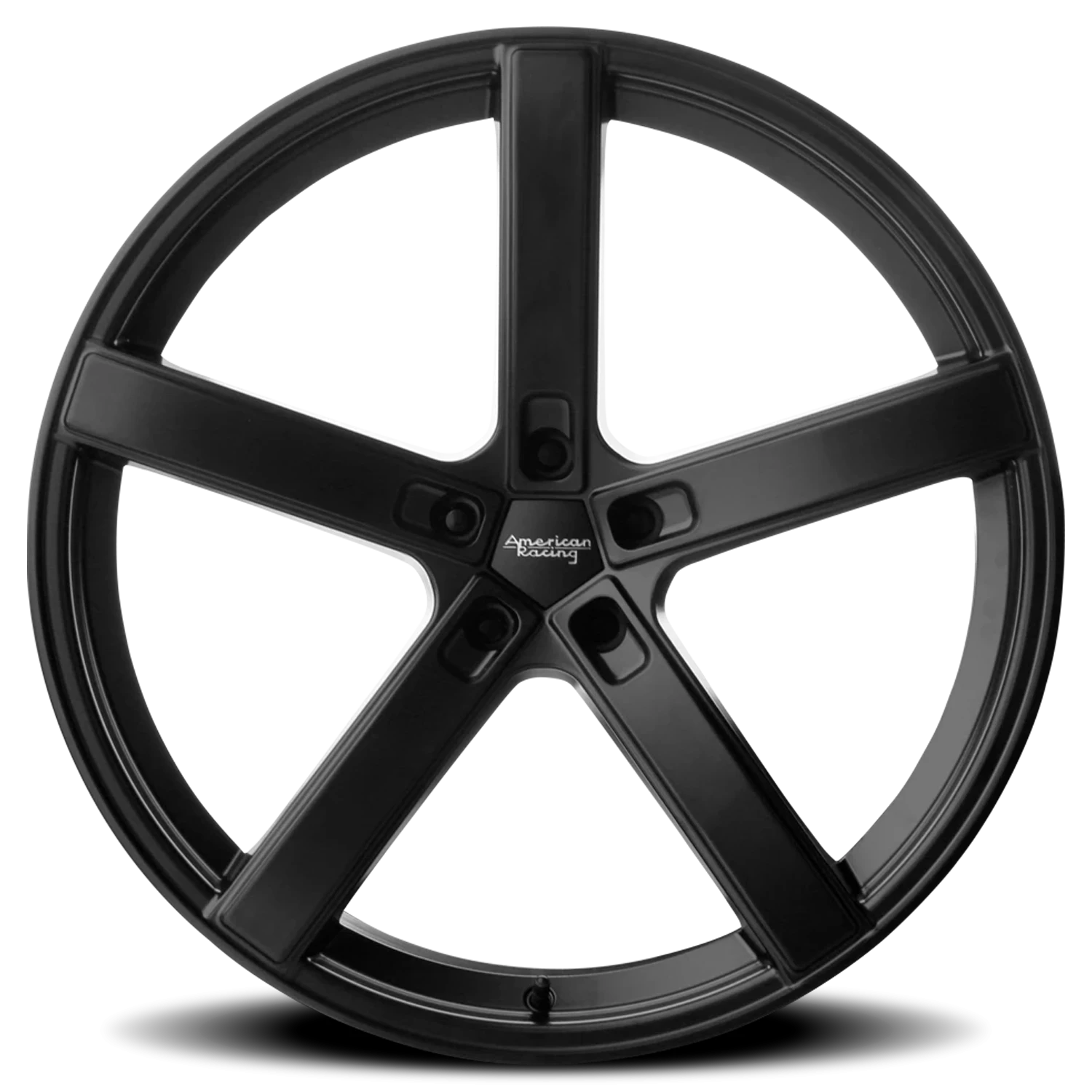 American Racing Blockhead 22x10.5" 5x120mm 74.1mm CB +40mm Satin Black
