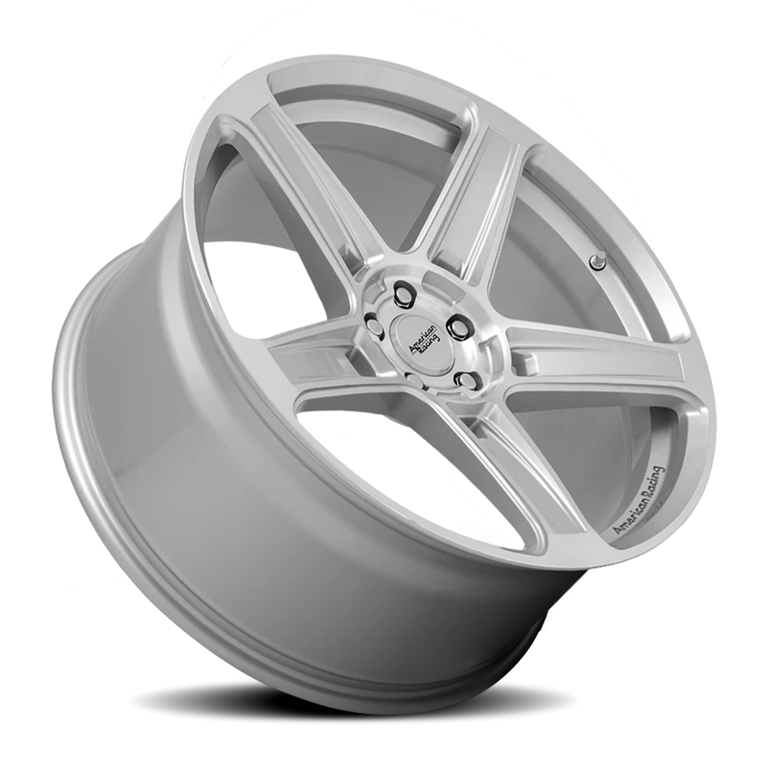 American Racing Hellion 22x10.5" 5x115mm 72.56mm CB +25mm Machined Silver