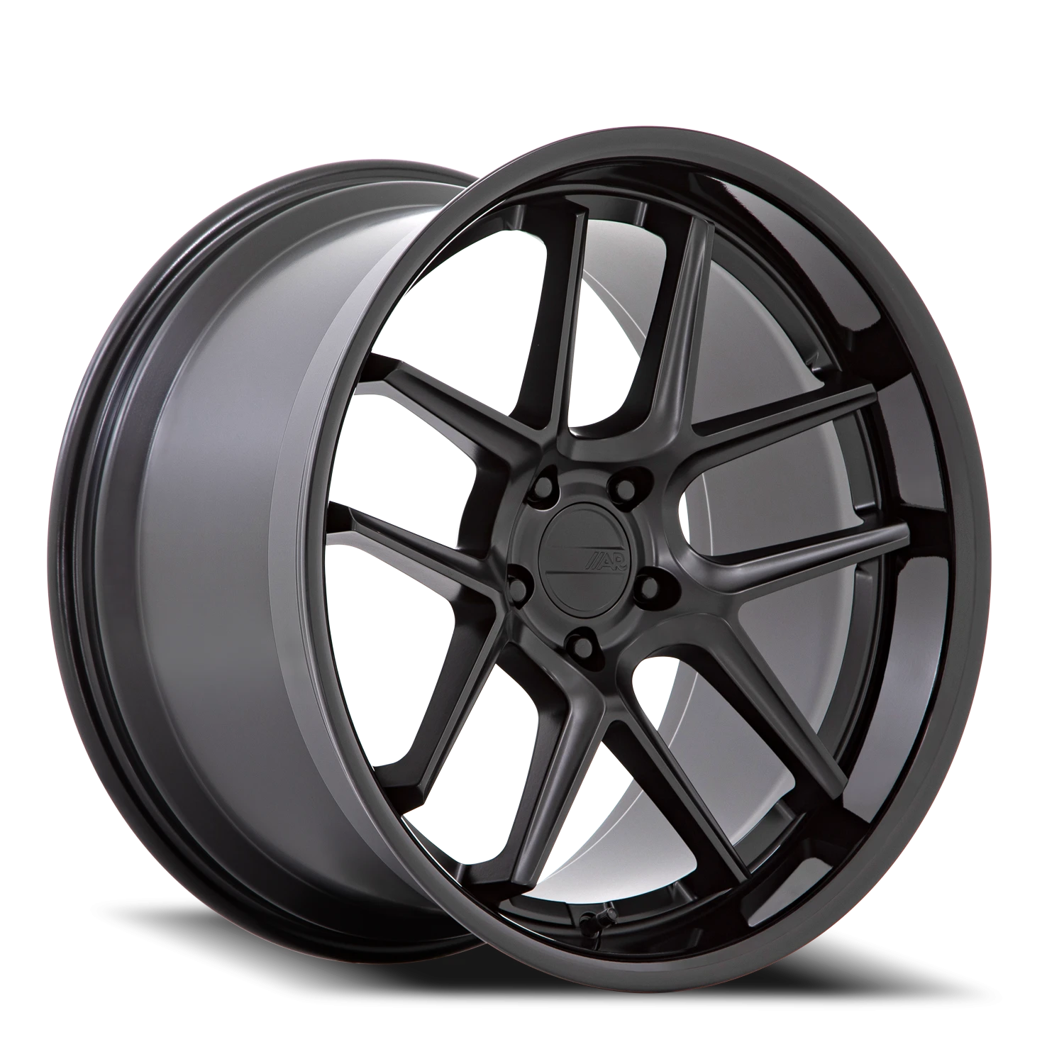American Racing AR942 20x11" 5x115mm 71.5mm CB -6mm Matte Black Gloss Black Lip