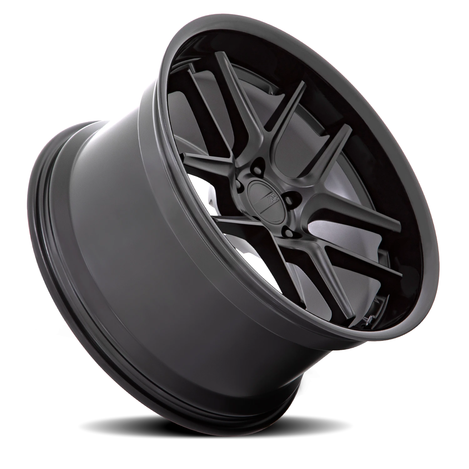 American Racing AR942 20x11" 5x115mm 71.5mm CB +22mm Matte Black Gloss Black Lip