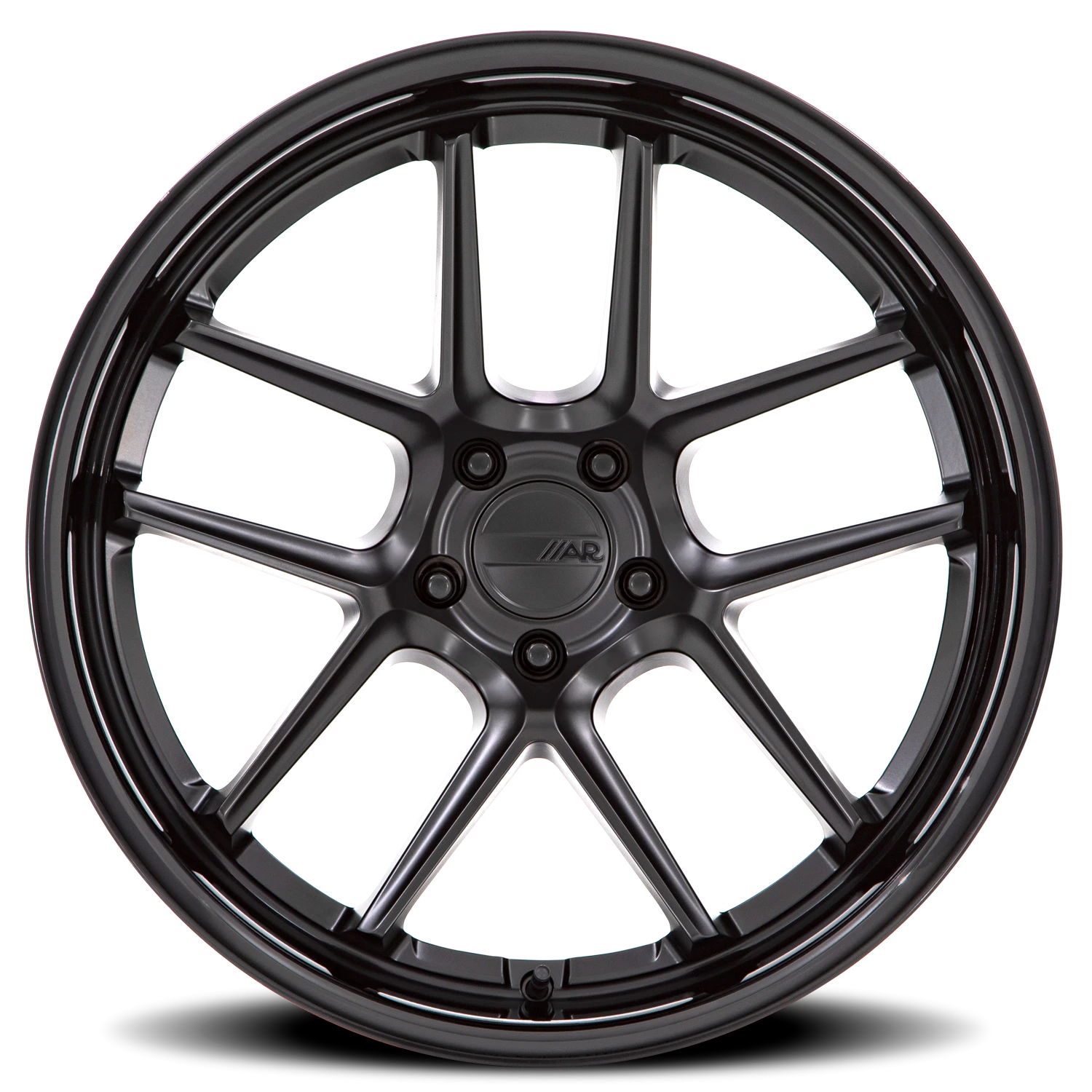 American Racing AR942 20x9.5" 5x115mm 71.5mm CB +15mm Matte Black Gloss Black Lip
