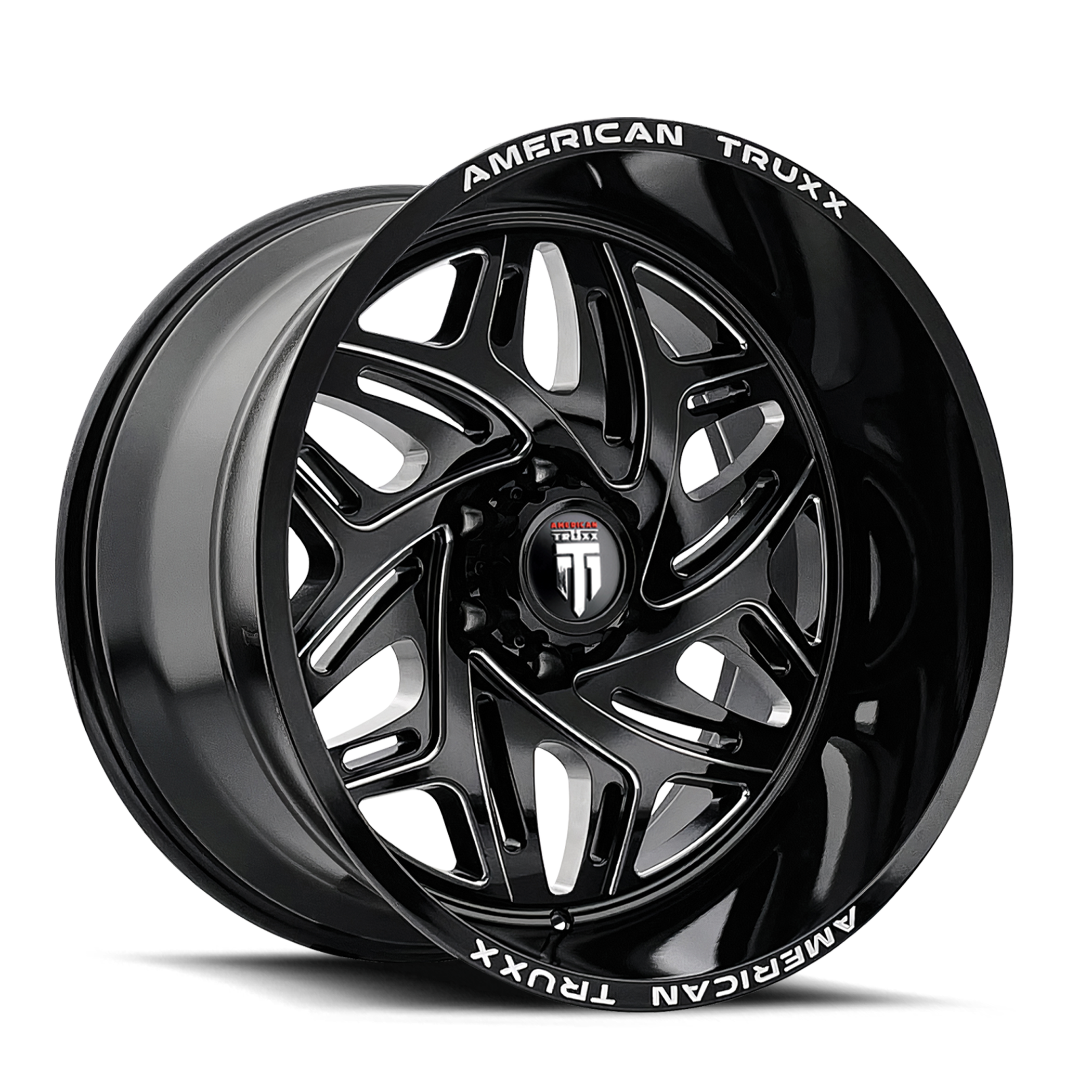 American Truxx Euphoria AT1914 20x10" 5x127mm 78.1mm CB -19mm Matte Black Milled