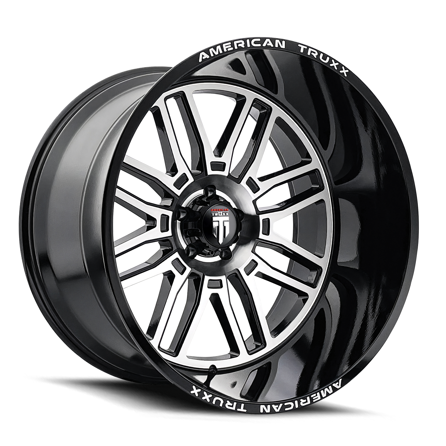 American Truxx Restless AT1915 24x14" 8x165.1mm 125.2mm CB -76mm Black Milled