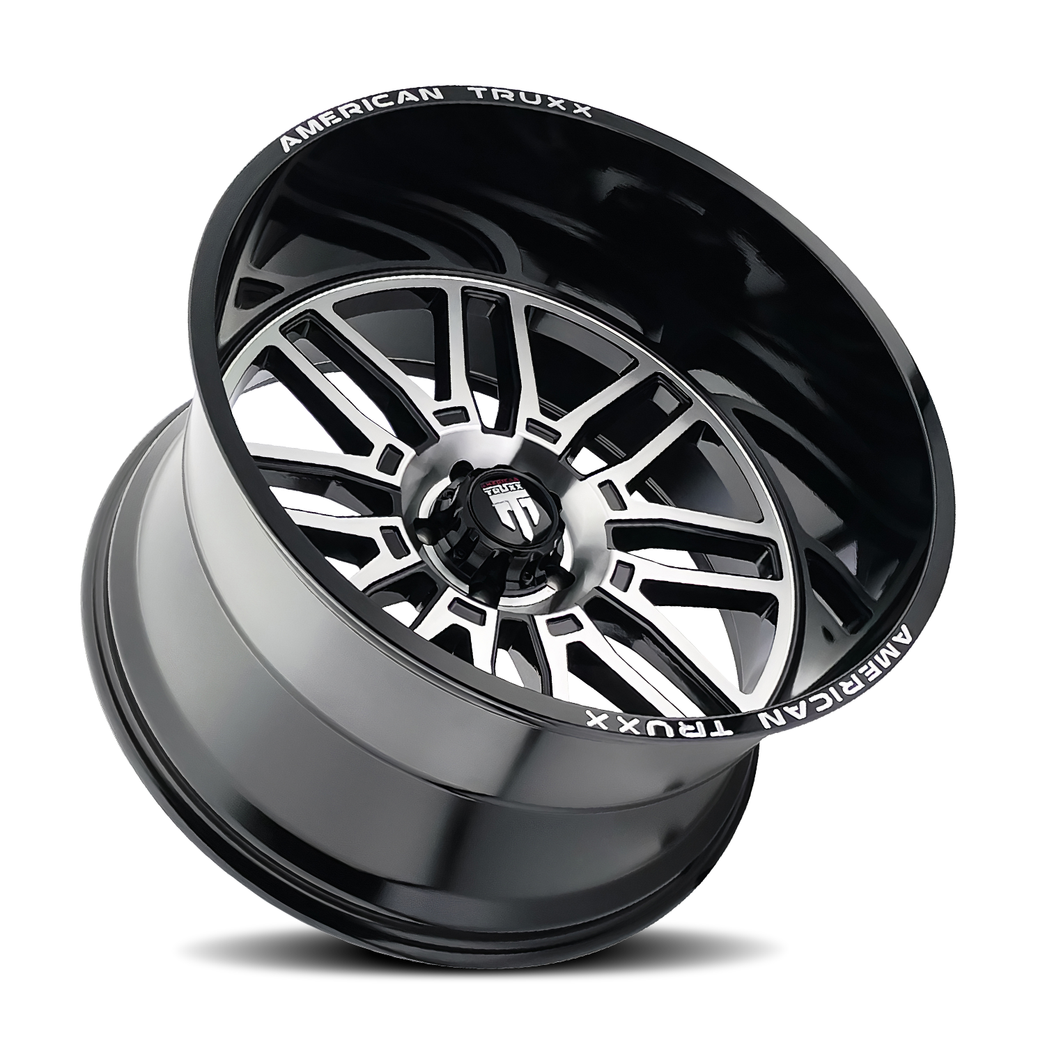 American Truxx Restless AT1915 24x14" 8x165.1mm 125.2mm CB -76mm Black Milled