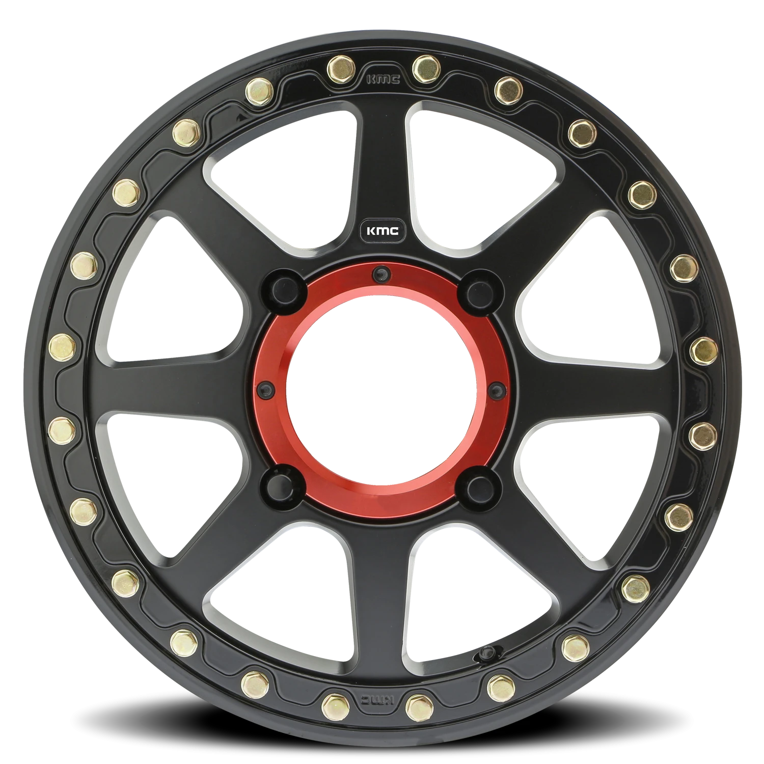 KMC Addict 2 Beadlock UTV 14x7" 4x156mm 132mm CB +38mm Satin Black