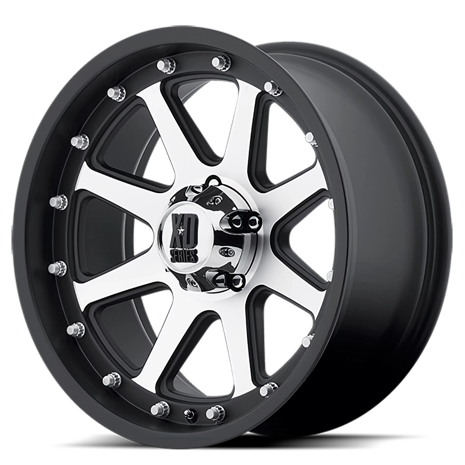 XD Series Addict 20x9" 5x127mm 72mm CB +18mm Matte Black Machined