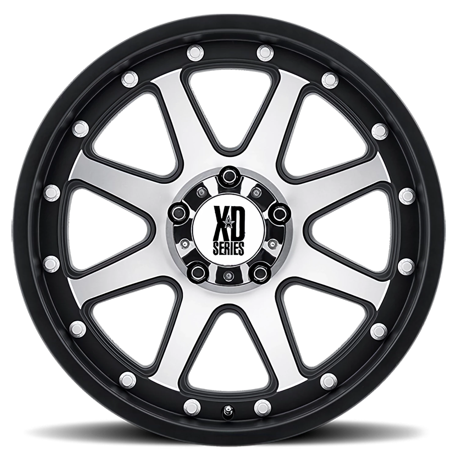 XD Series Addict 20x9" 5x127mm 72mm CB +18mm Matte Black Machined