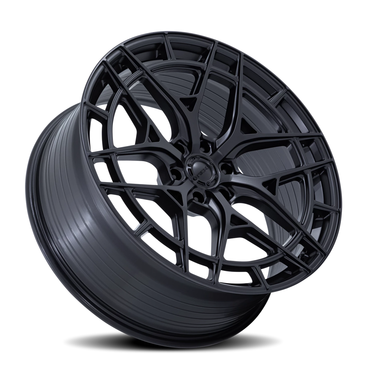 Niche Adria 24x10" 6x135mm 87.1mm CB +30mm Matte Black
