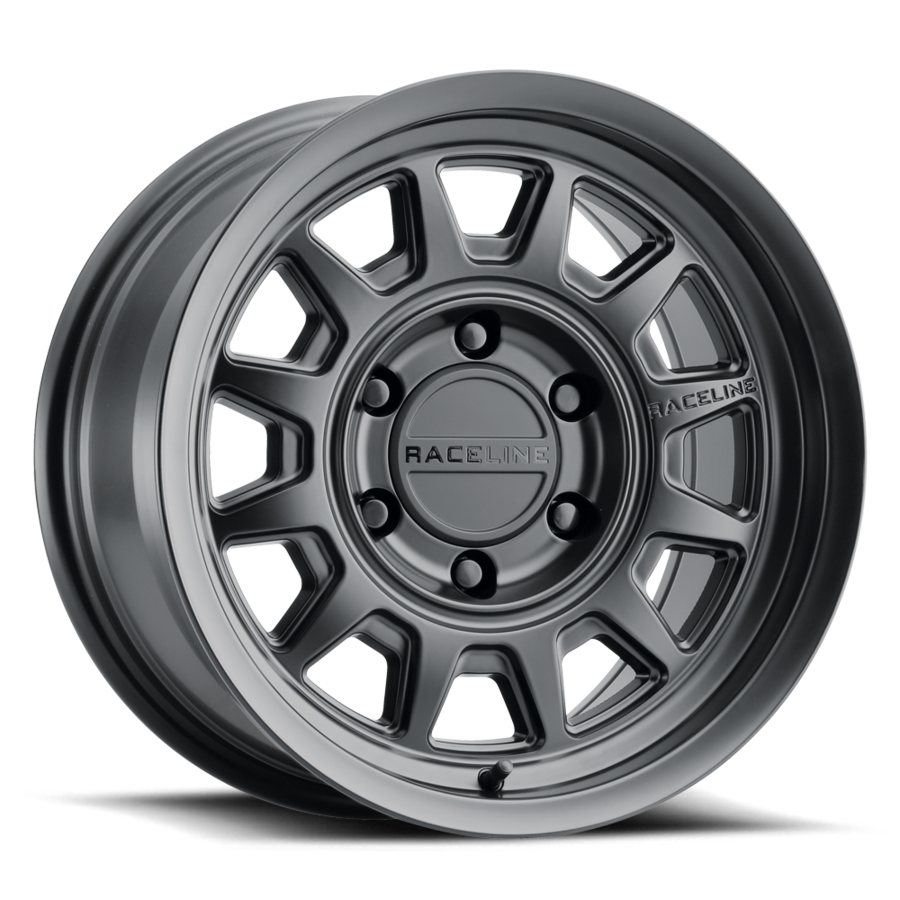 Raceline Aero HD 17x9" 5x127mm 78.1mm CB -12mm Satin Black