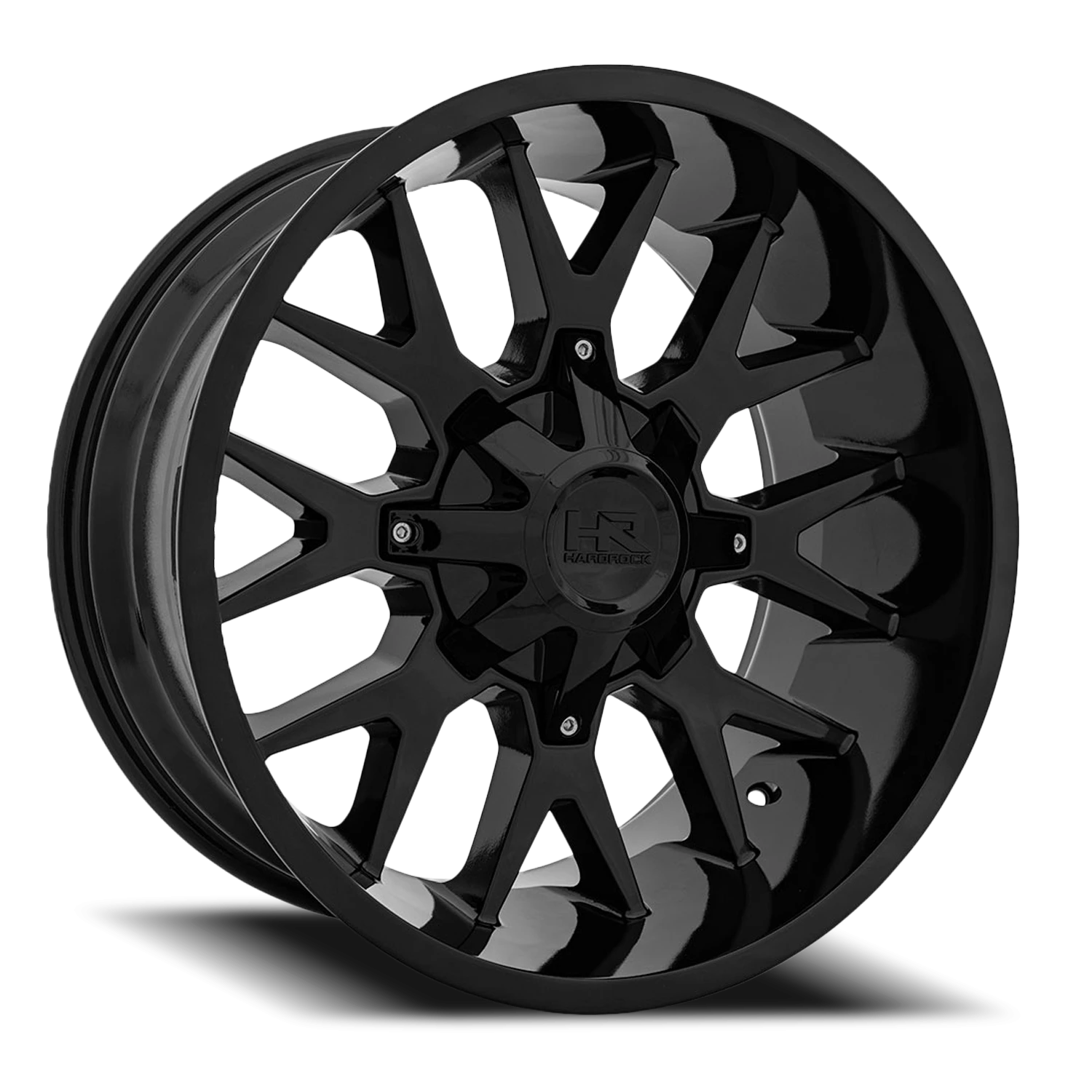 Hardrock Offroad Affliction H700 20x10" 8x180mm 124.3mm CB -19mm Gloss Black