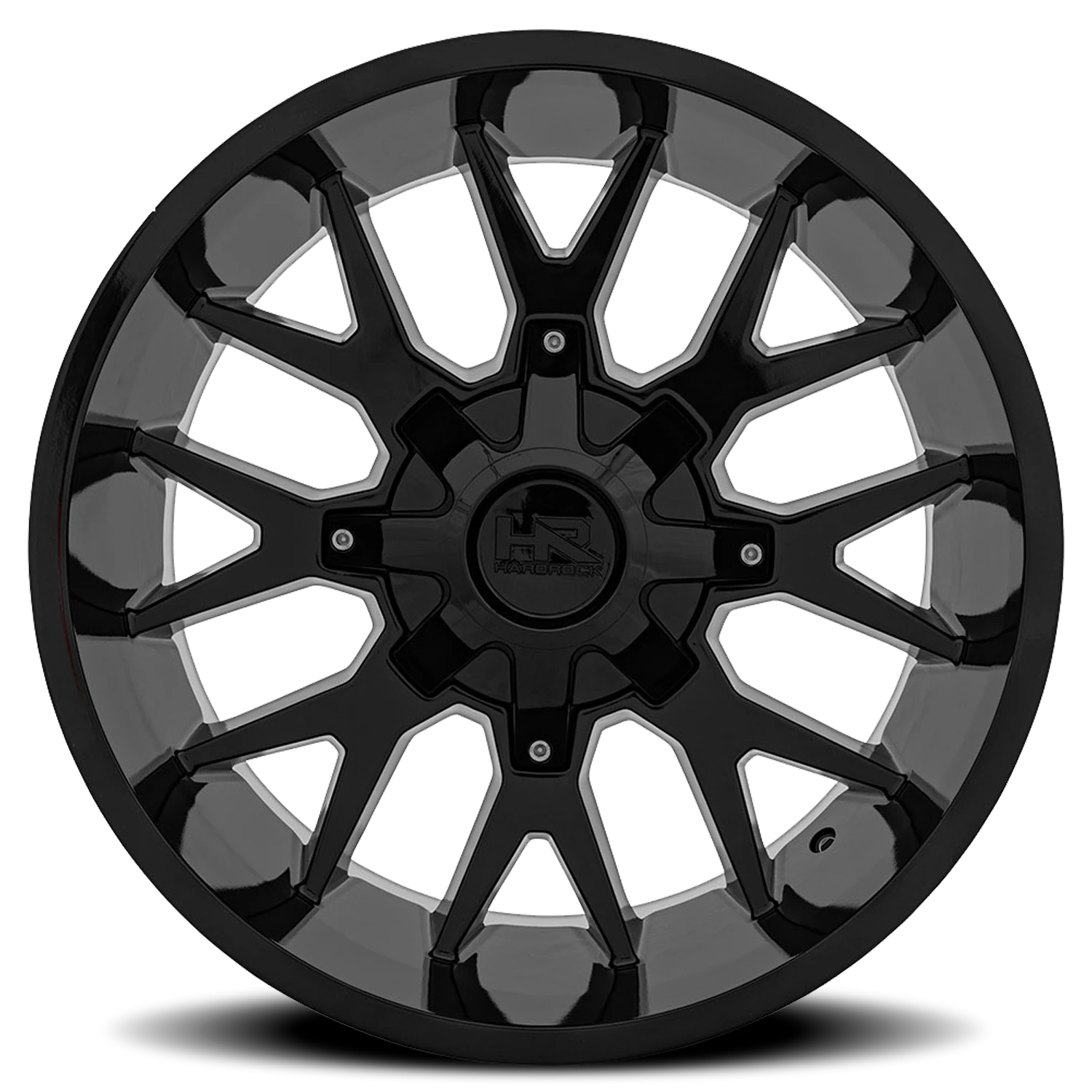 Hardrock Offroad Affliction H700 20x10" 8x180mm 124.3mm CB -19mm Gloss Black
