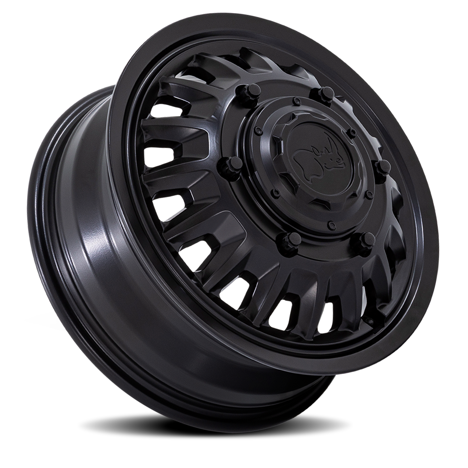 Black Rhino Aliso Dually BR019 16x6" 6x205mm 161mm CB +110mm Matte Black