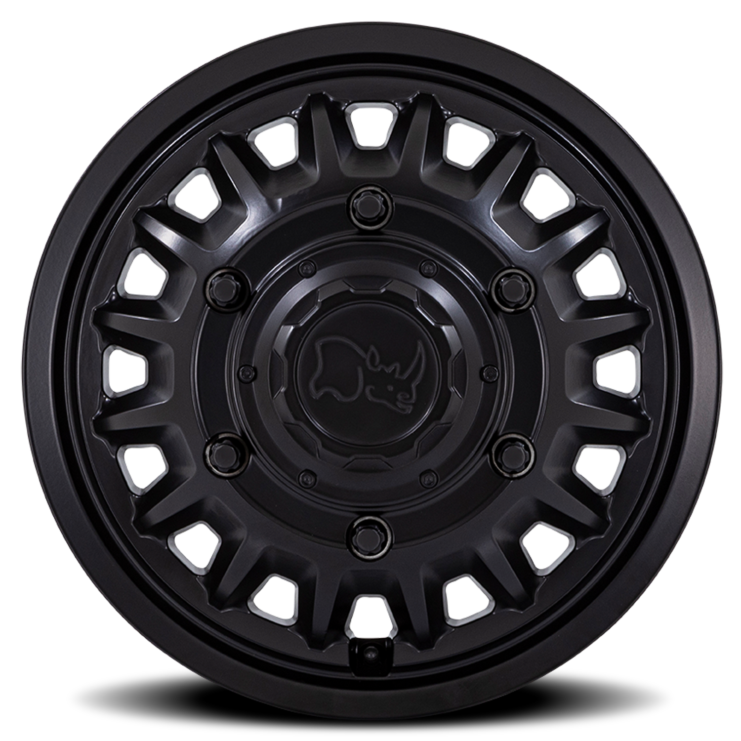 Black Rhino Aliso Dually BR019 16x6" 6x205mm 161mm CB +110mm Matte Black