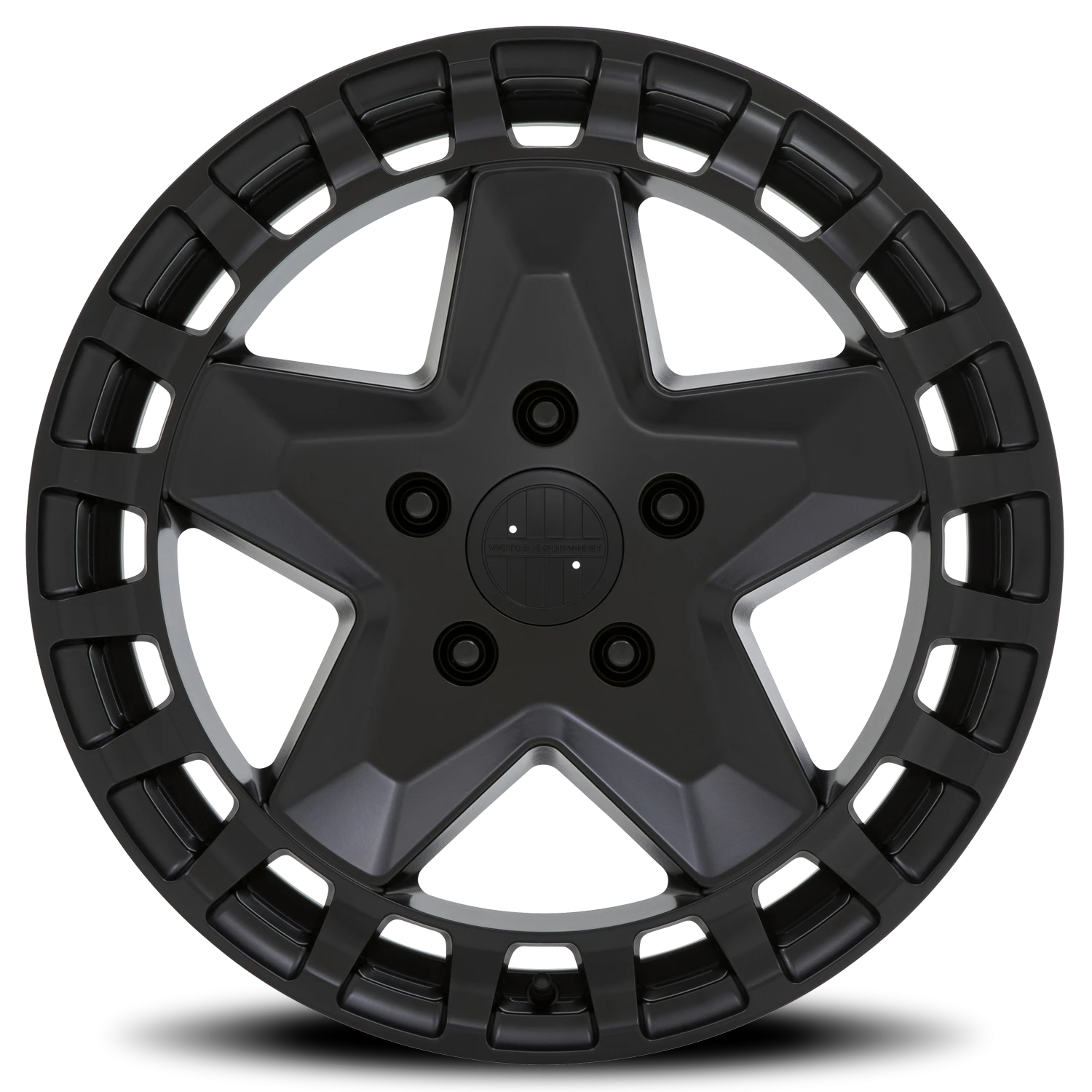 Victor Equipment Alpen 18x8" 5x130mm 71.6mm CB +20mm Matte Black