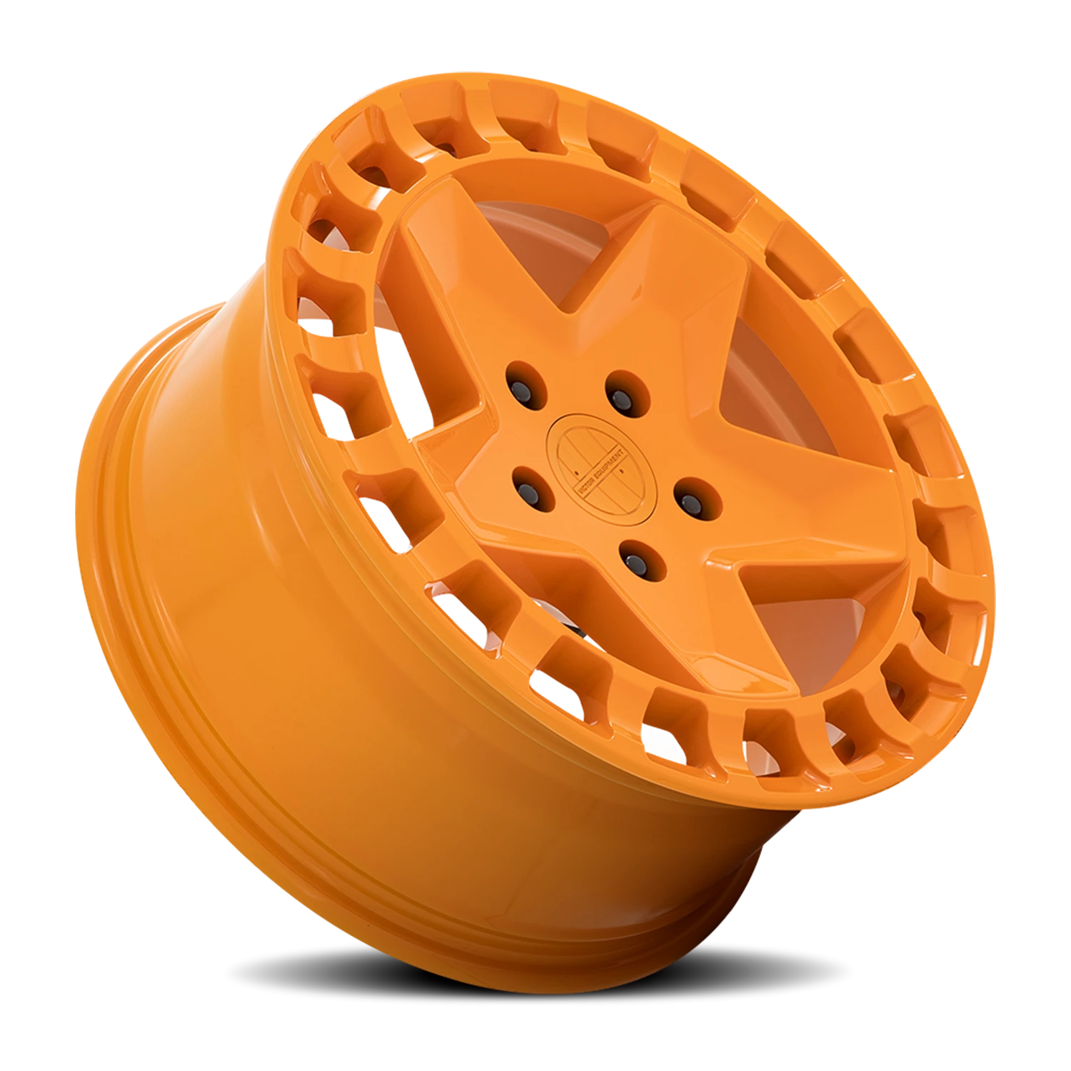 Victor Equipment Alpen 18x8" 5x130mm 71.6mm CB +10mm Gloss Orange