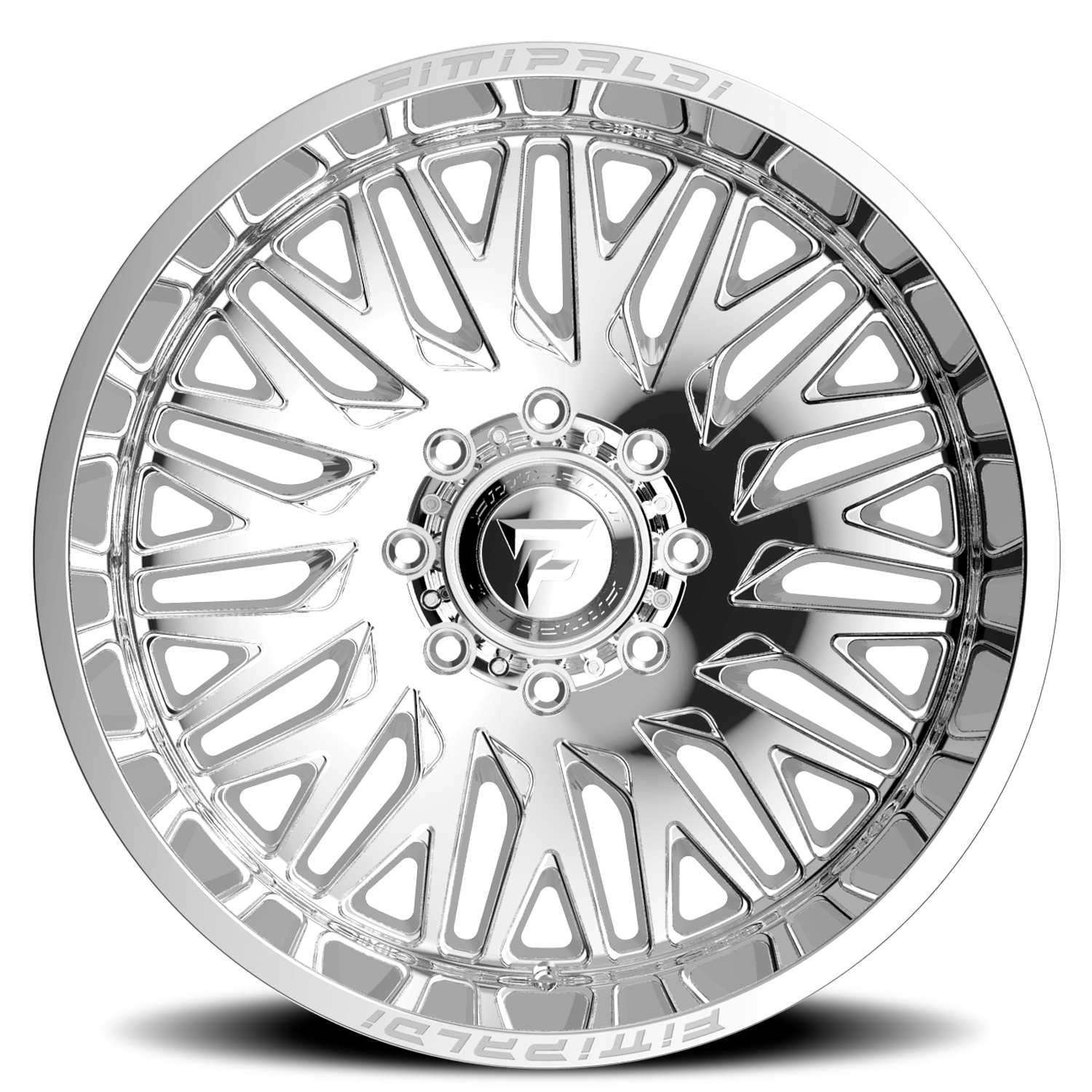Fittipaldi Offroad Alpha Series 22x12" 6x135mm 106.2mm CB -44mm Chrome Mirror Coat