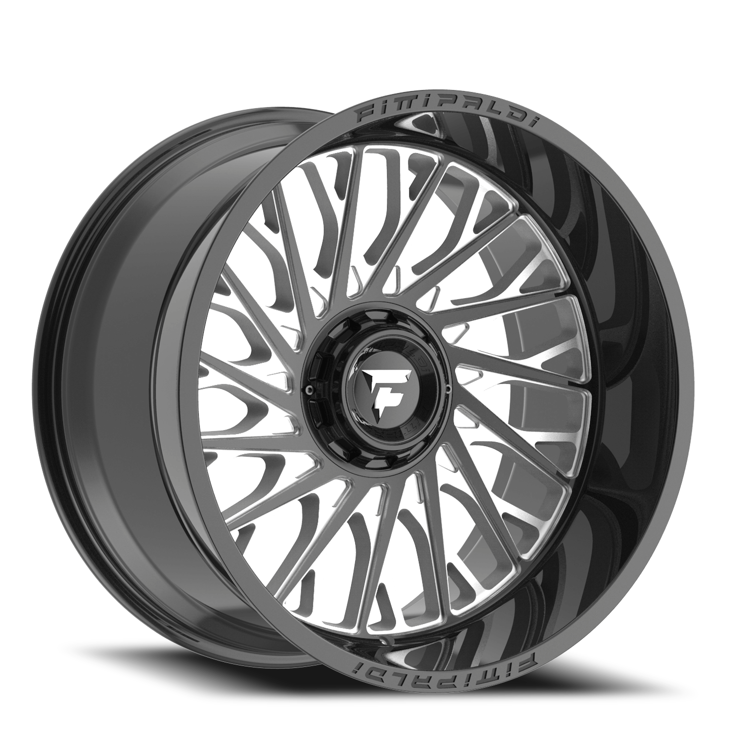 Fittipaldi Offroad Alpha Series 22x12" 6x135mm 106.2mm CB -44mm Black Milled