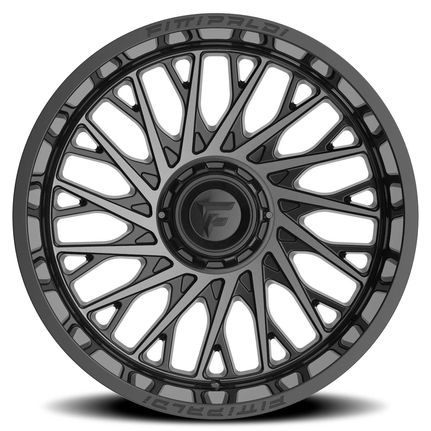 Fittipaldi Offroad Alpha Series 22x12" 8x170mm 125.2mm CB -44mm Gloss Black Machined-Dark Tint