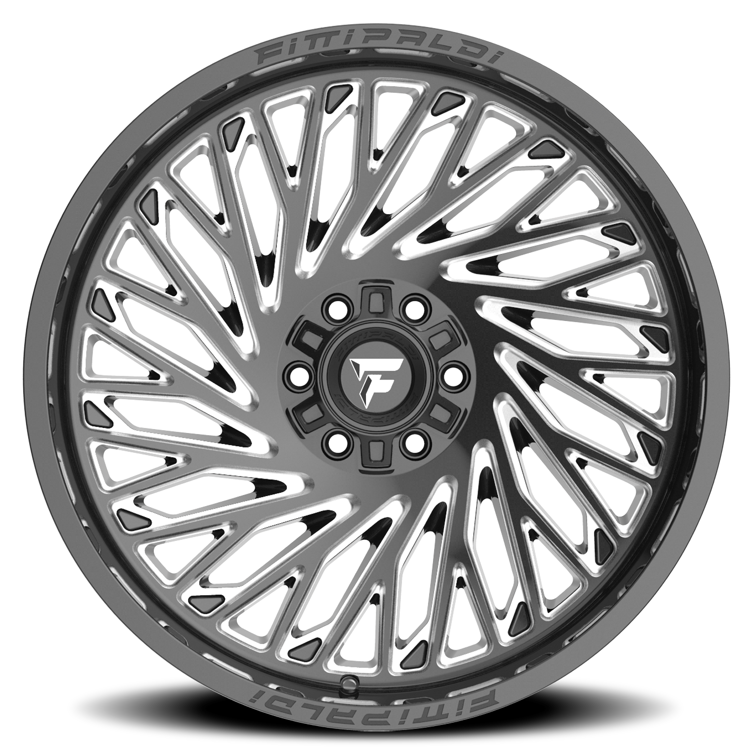 Fittipaldi Offroad Alpha Series 24x10" 5x139.7mm 110.2mm CB 0mm Black Milled