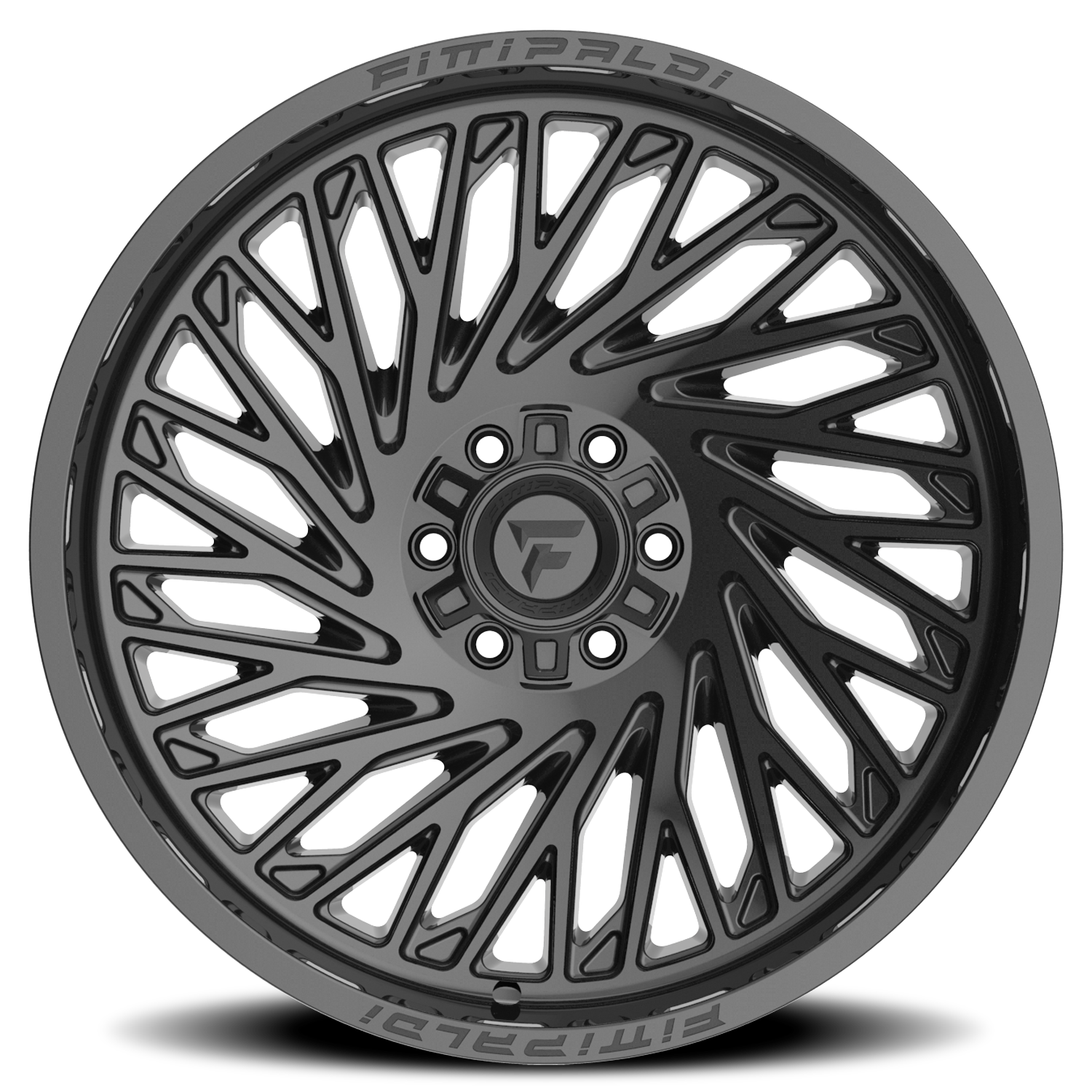 Fittipaldi Offroad Alpha Series 24x10" 6x135mm 106.2mm CB 0mm Gloss Black