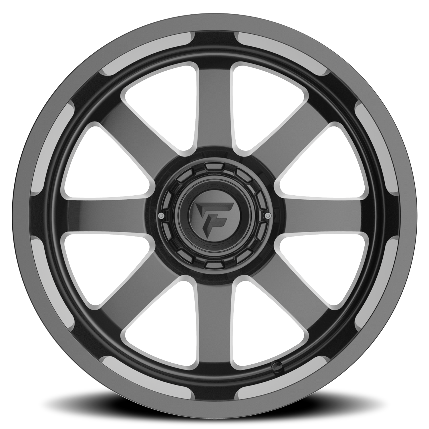 Fittipaldi Offroad Alpha Series 20x9" 8x165mm 130.2mm CB +12mm Gloss Black