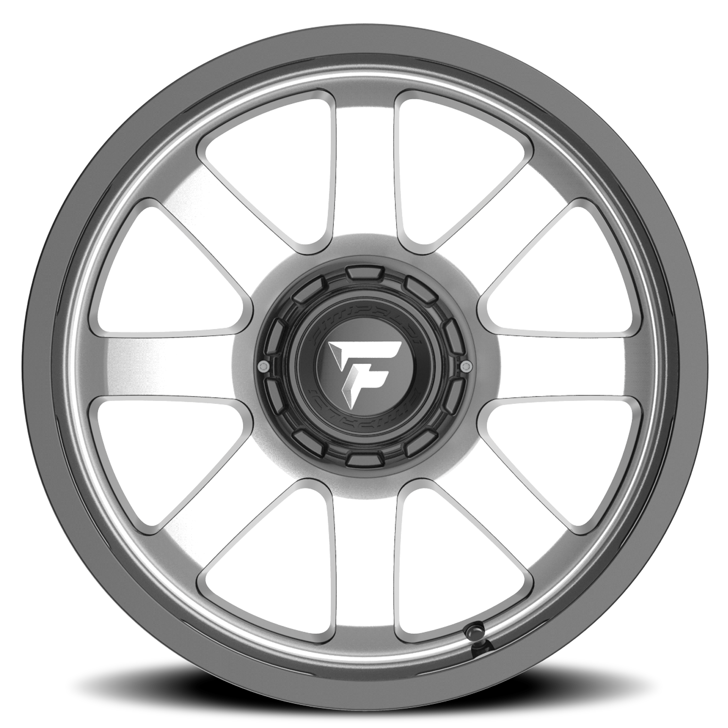 Fittipaldi Offroad Alpha Series 20x9" 8x170mm 130.2mm CB +12mm Gloss Black Machined