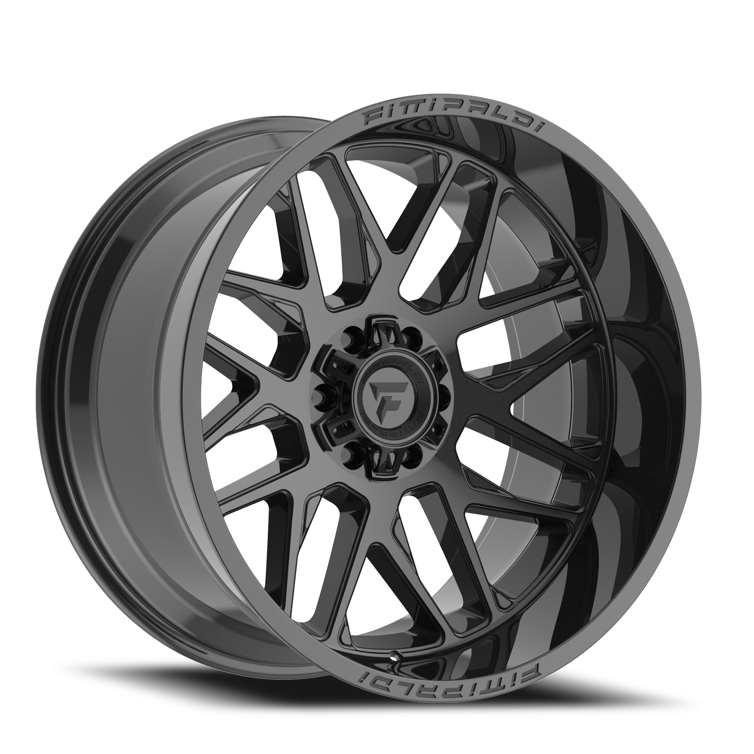 Fittipaldi Offroad Alpha Series 22x12" 8x170mm 125.2mm CB -44mm Gloss Black