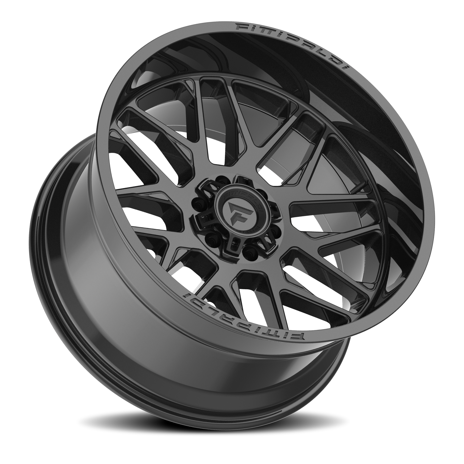 Fittipaldi Offroad Alpha Series 22x12" 8x170mm 125.2mm CB -44mm Gloss Black