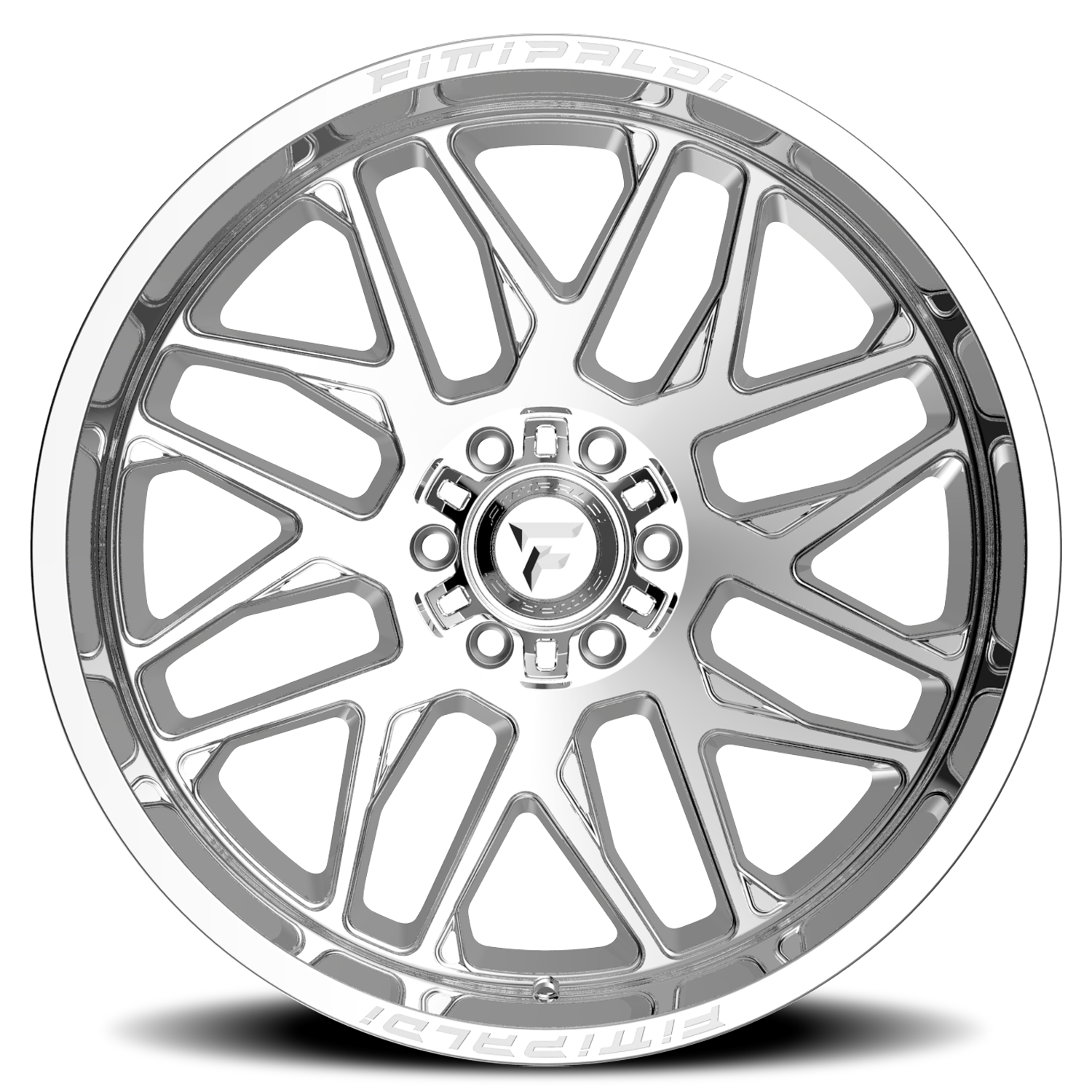 Fittipaldi Offroad Alpha Series 22x12" 6x135mm 106.2mm CB -44mm Chrome Mirror Coat Chrome