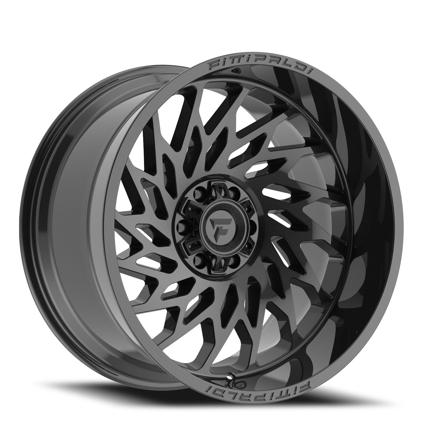 Fittipaldi Offroad Alpha Series 20x10" 6x135mm 106.2mm CB -19mm Gloss Black