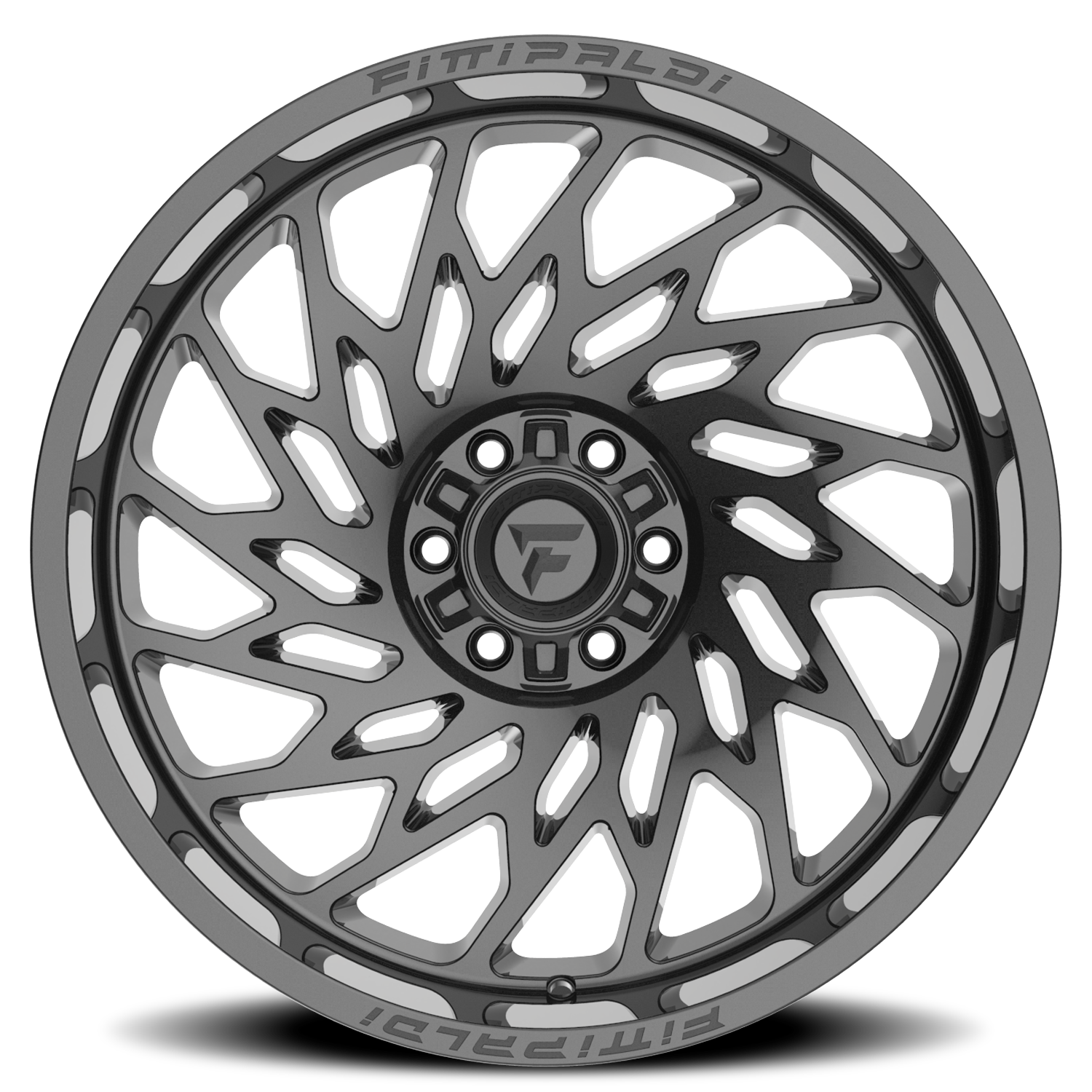 Fittipaldi Offroad Alpha Series 20x10" 6x135mm 106.2mm CB -19mm Gloss Black