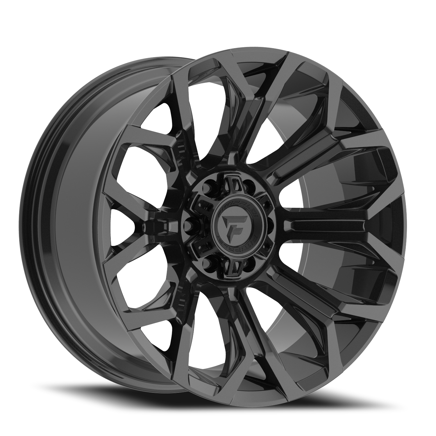 Fittipaldi Offroad Alpha Series 20x9" 5x127mm 87.1mm CB 0mm Gloss Black