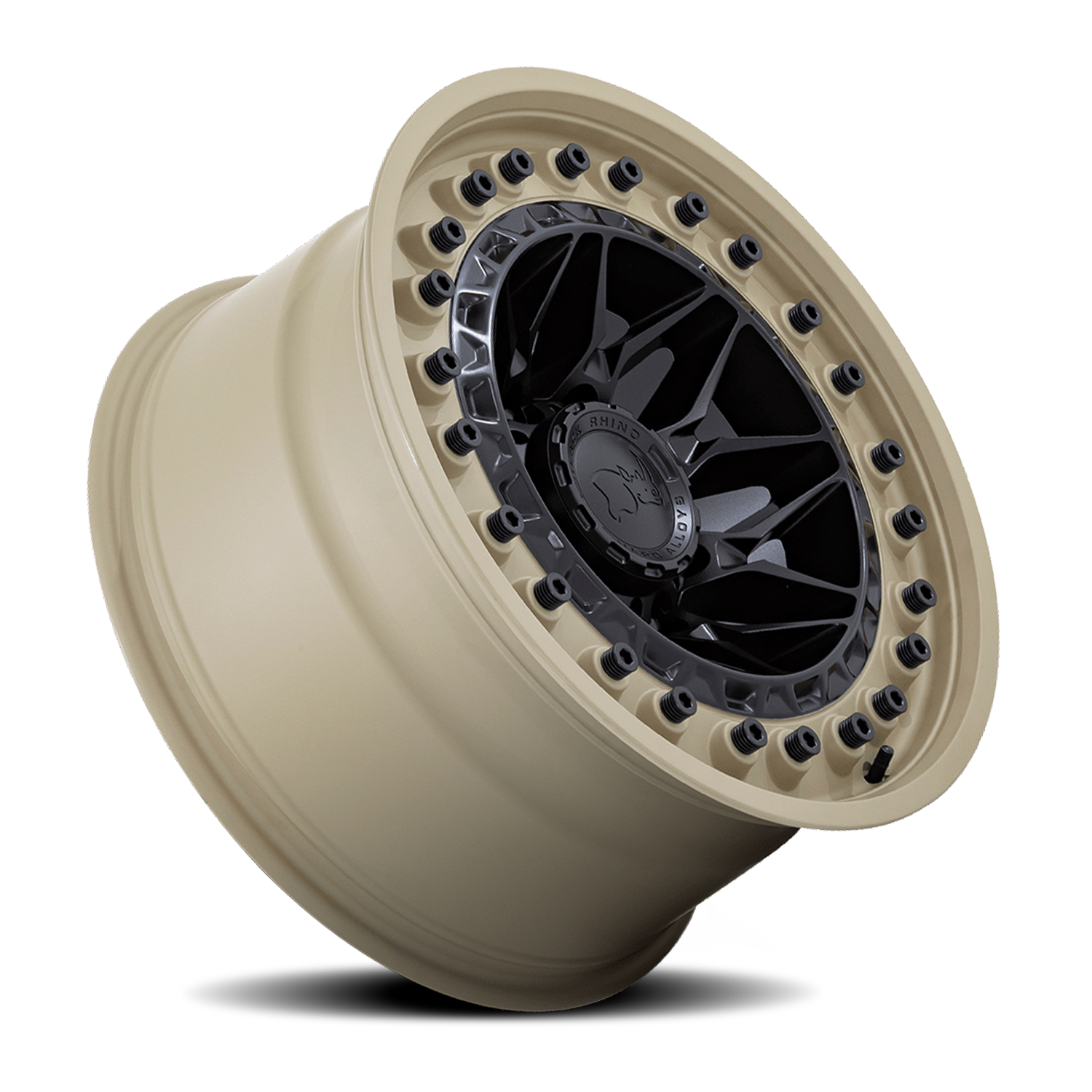 Black Rhino Alpha 17x9" 5x127mm 71.5mm CB 0mm Matte Black Sand Lip