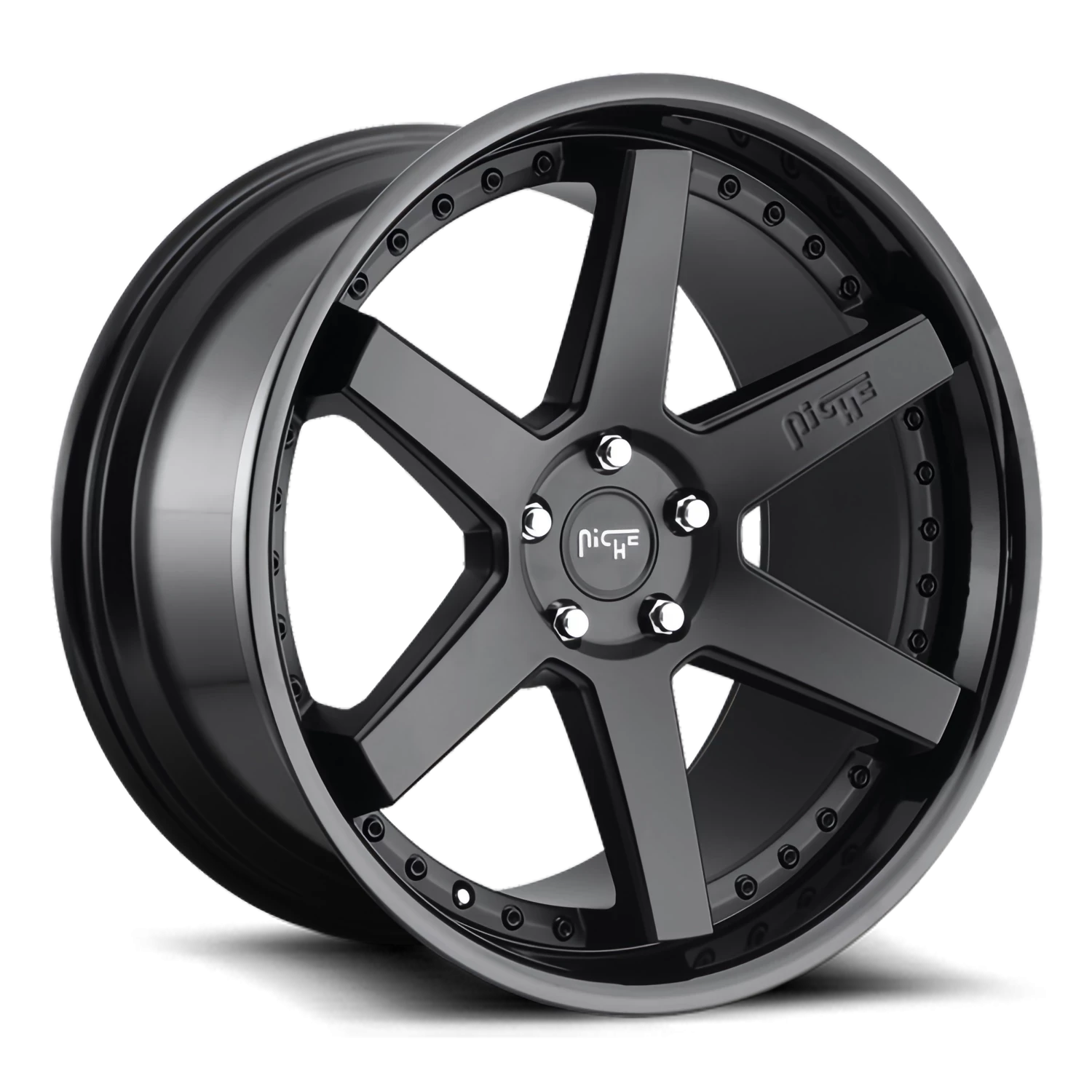 Niche Altair 20x10.5" 5x115mm 71.7mm CB +20mm Gloss Black Matte Black