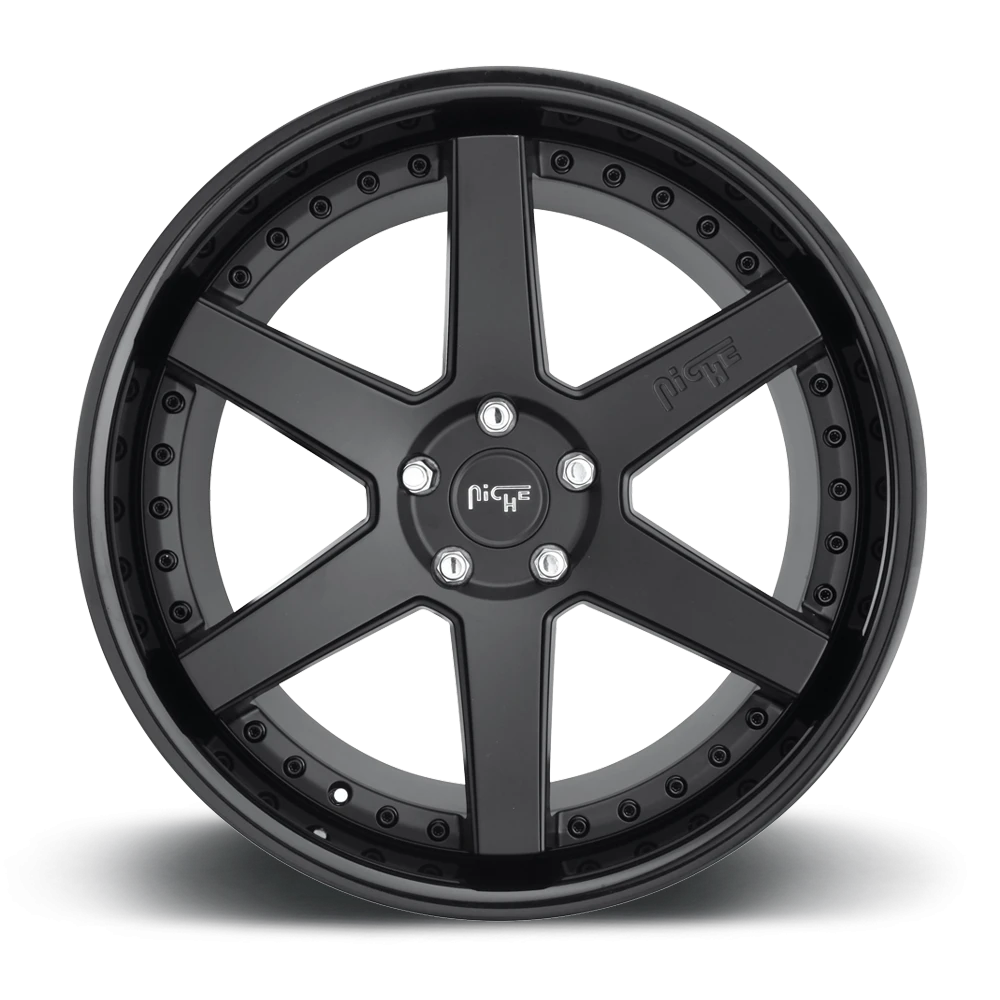 Niche Altair 22x10" 5x127mm 71.8mm CB +35mm Gloss Black Matte Black