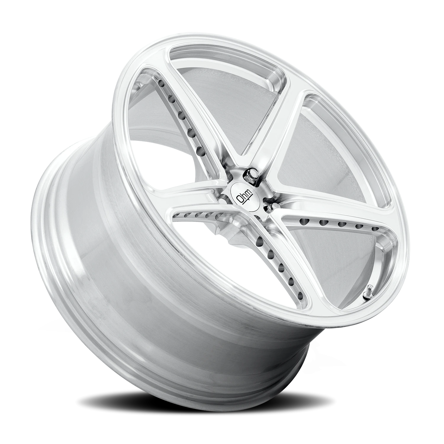 Ohm Amp 22x9" 5x120mm 64.1mm CB +25mm Machined Silver