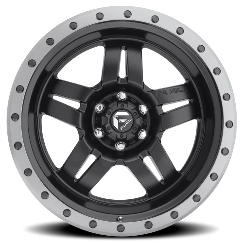 Fuel Anza 16x8" 6x139.7mm 108mm CB +1mm Matte Black