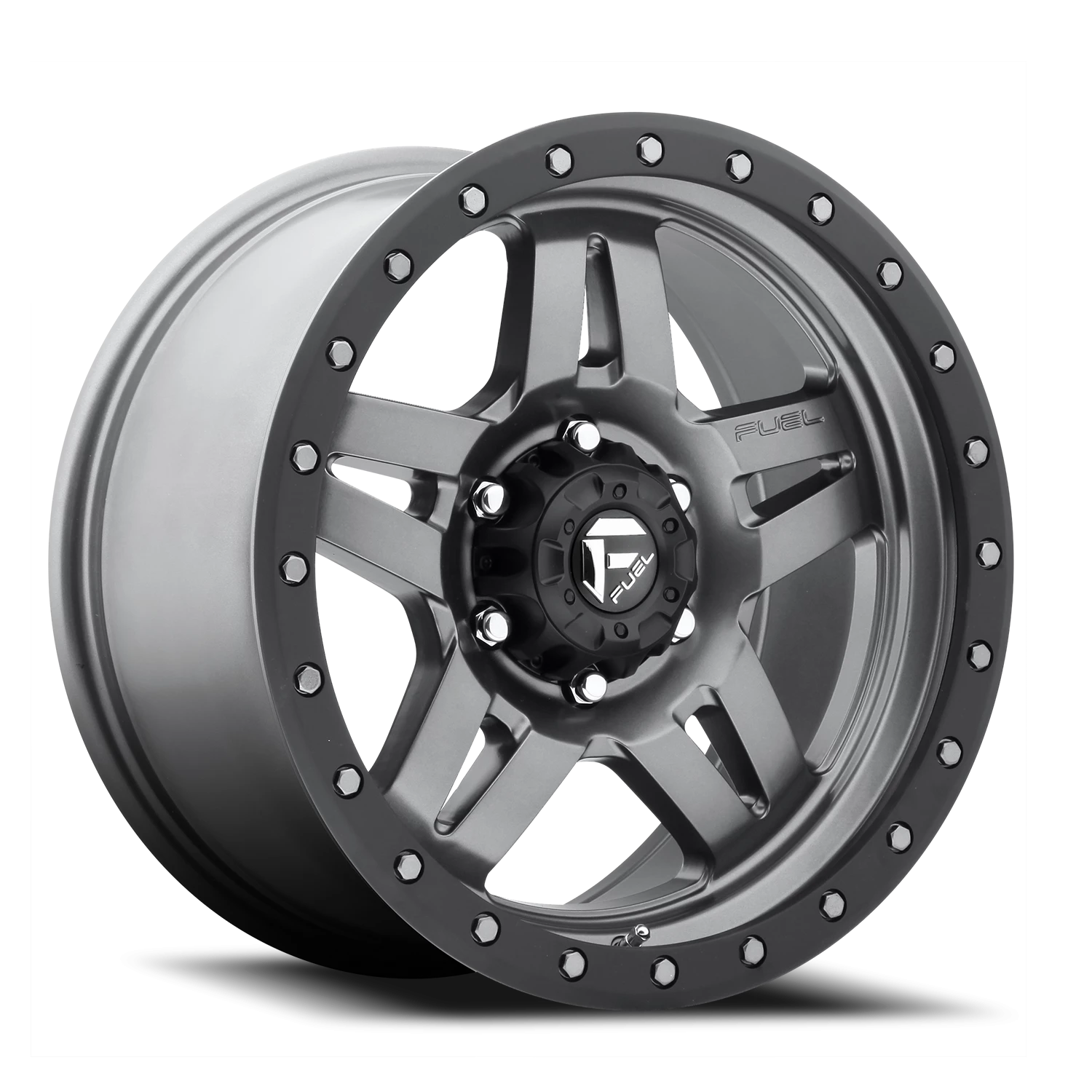 Fuel Anza 15x8" 5x114.3mm 72.6mm CB -18mm Matte Gunmetal