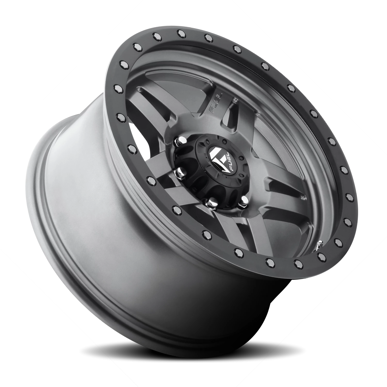 Fuel Anza 15x8" 5x114.3mm 72.6mm CB -18mm Matte Gunmetal